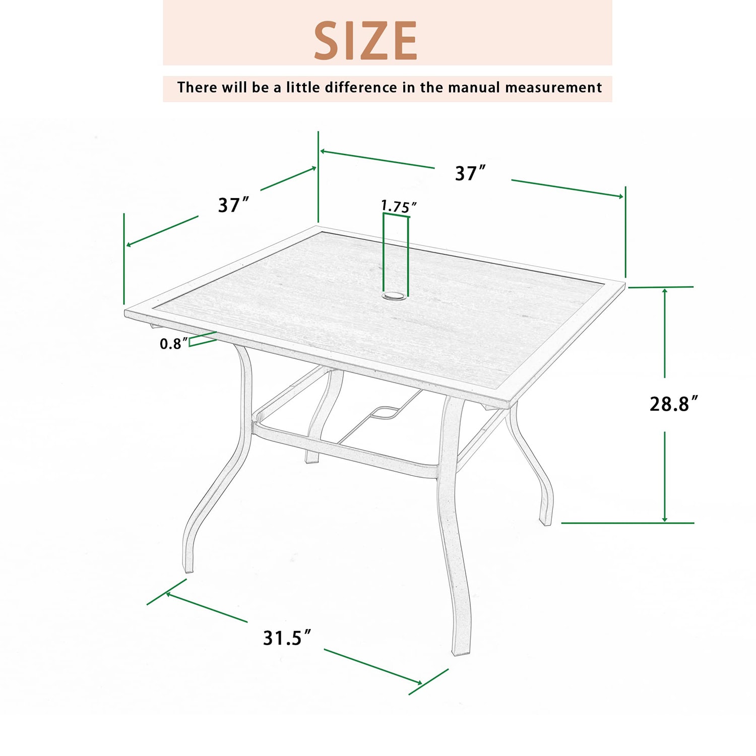 BANSA ROSE BALE2320 Patio-Tables - View #4