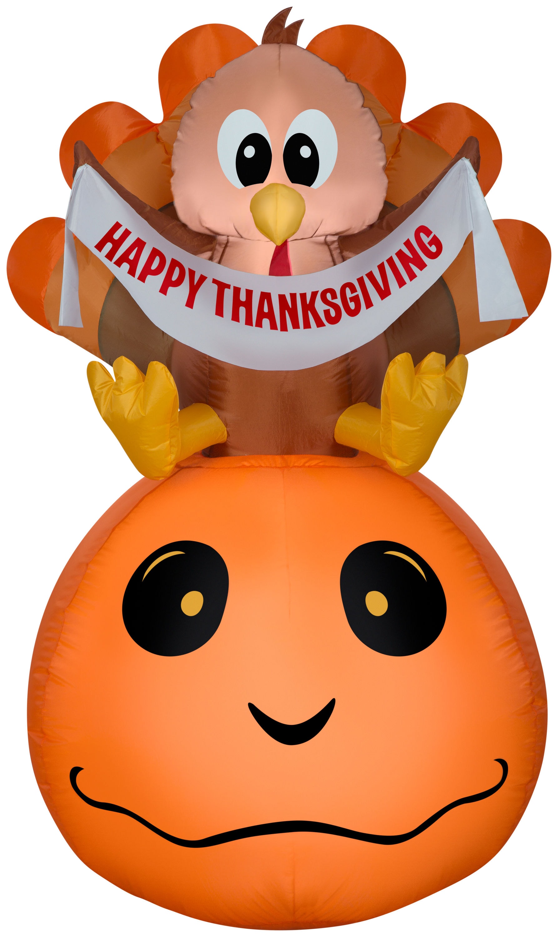Gemmy G-226486 4.5-ft Lighted Pumpkin Inflatable