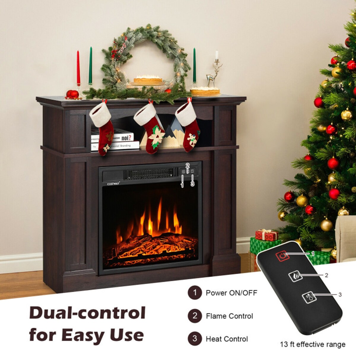 Clihome CL-NAUS-10102 Electric-Fireplaces - View #8