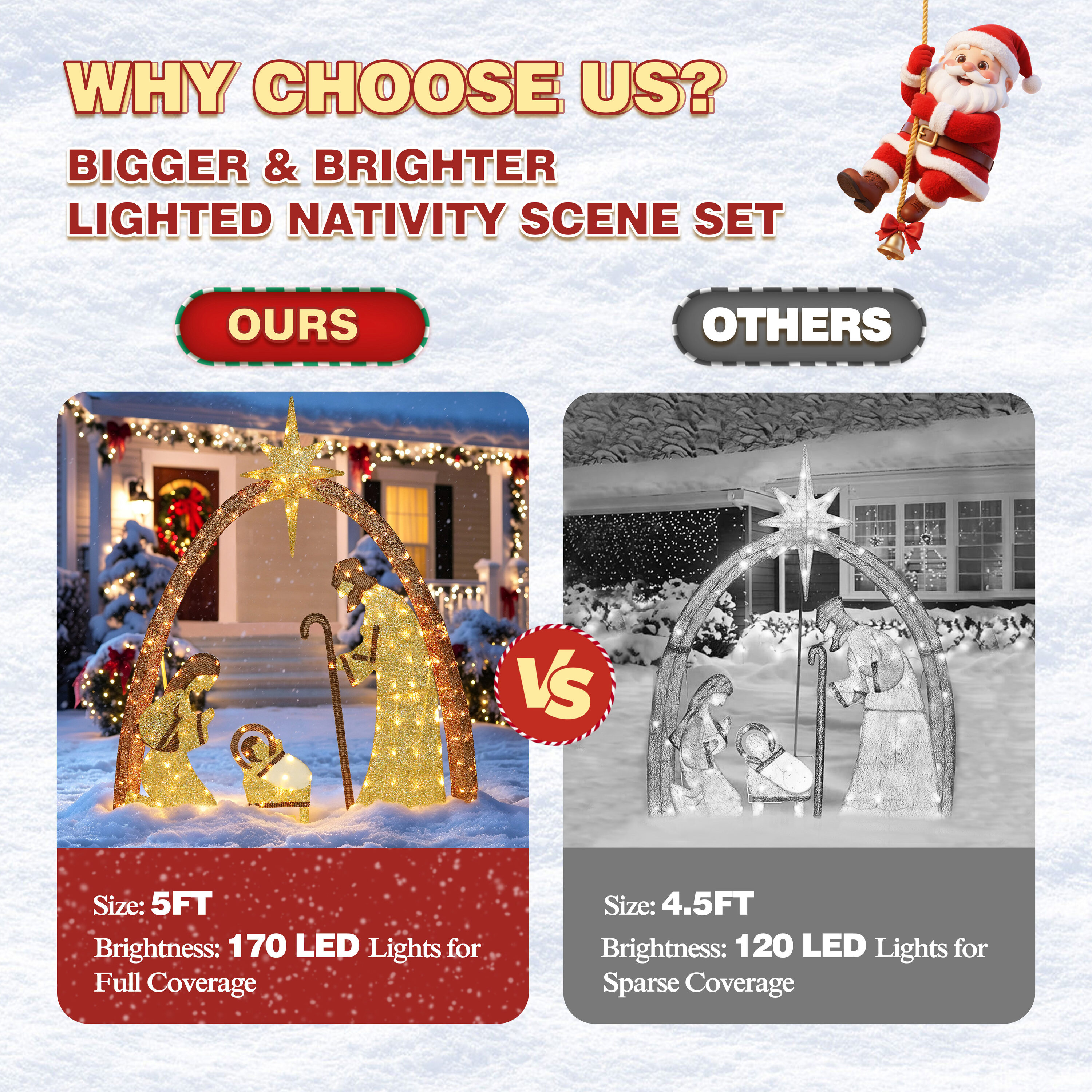VEIKOUS PG0403-06-14 Outdoor-Christmas-Decor - View #3