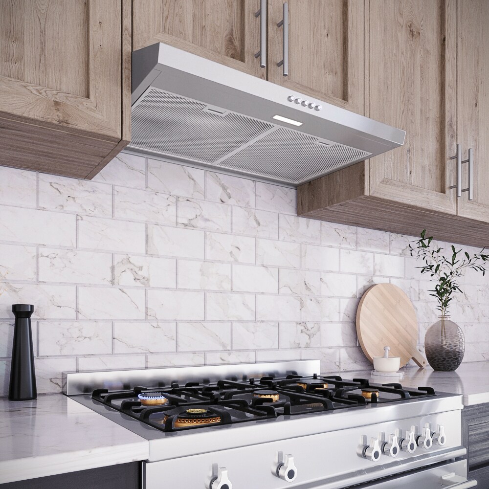 Ventless range deals hood lowes