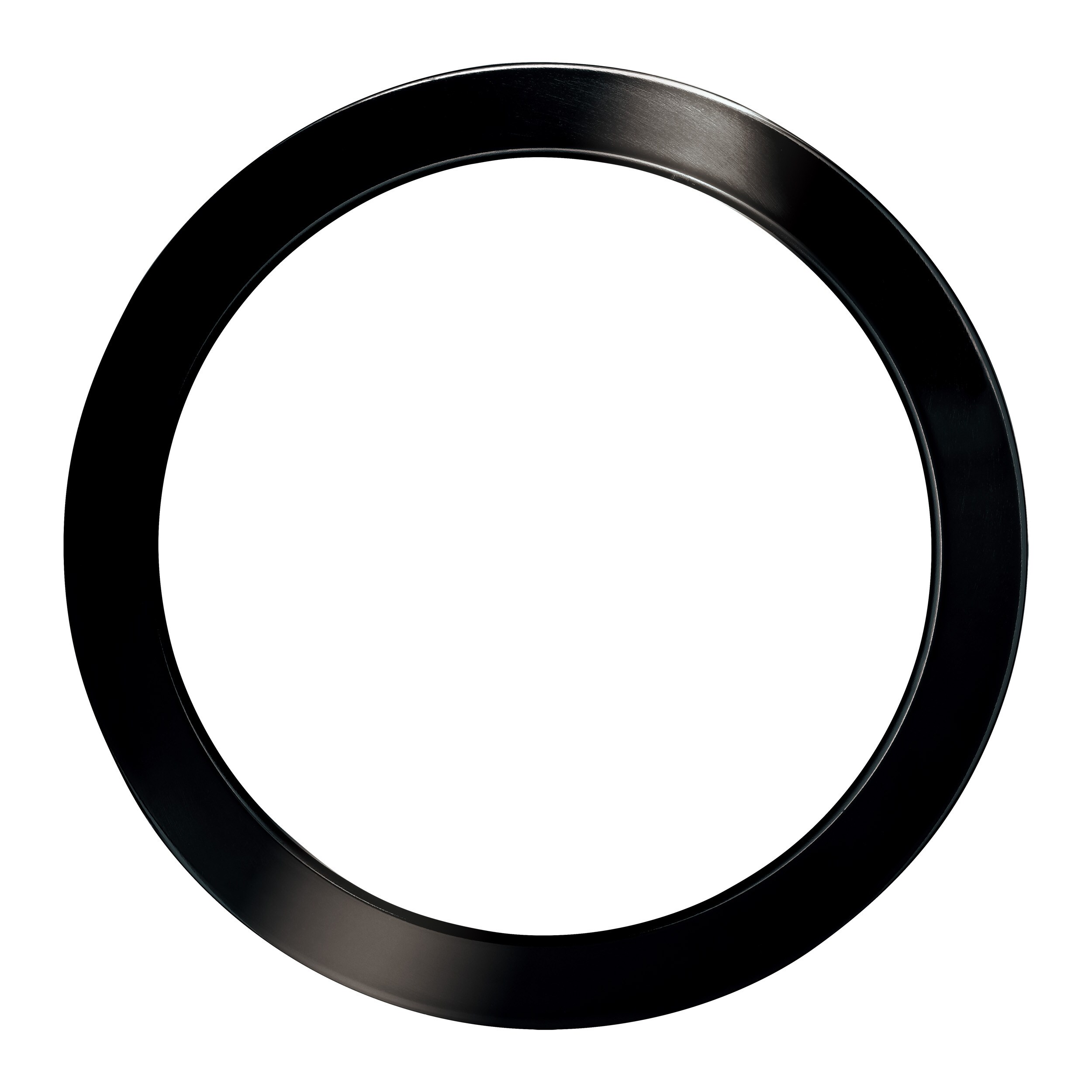 EGLO 203762 Trago Trim 7 7-in Black Chrome Open Recessed Light Trim