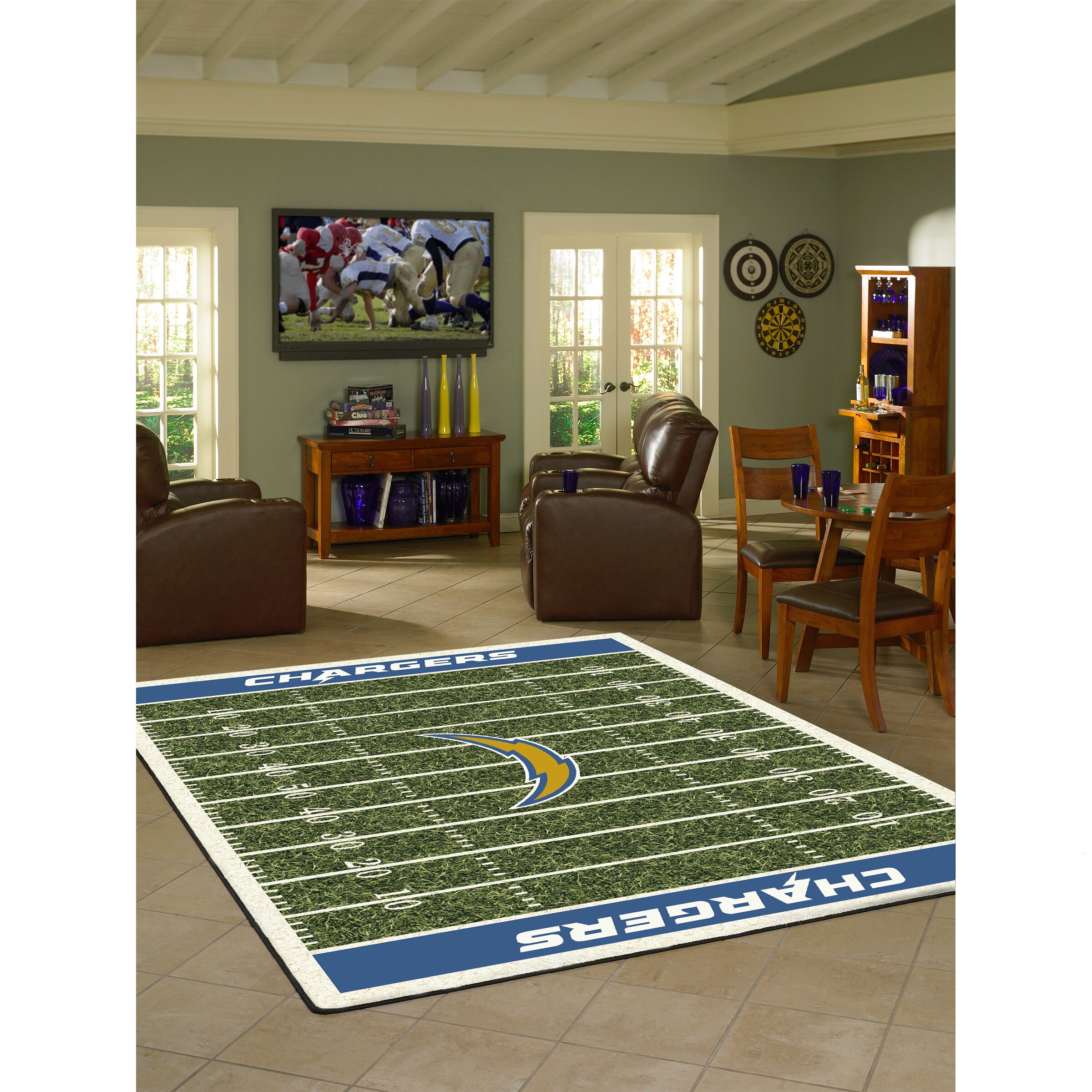 NFL - Kansas City Chiefs Football Field Runner 30x72