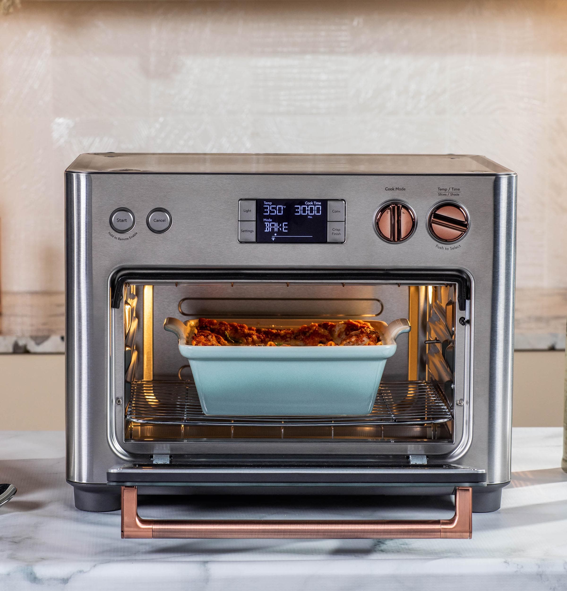 Stainless Steel Countertop Toaster Oven with Air Fry