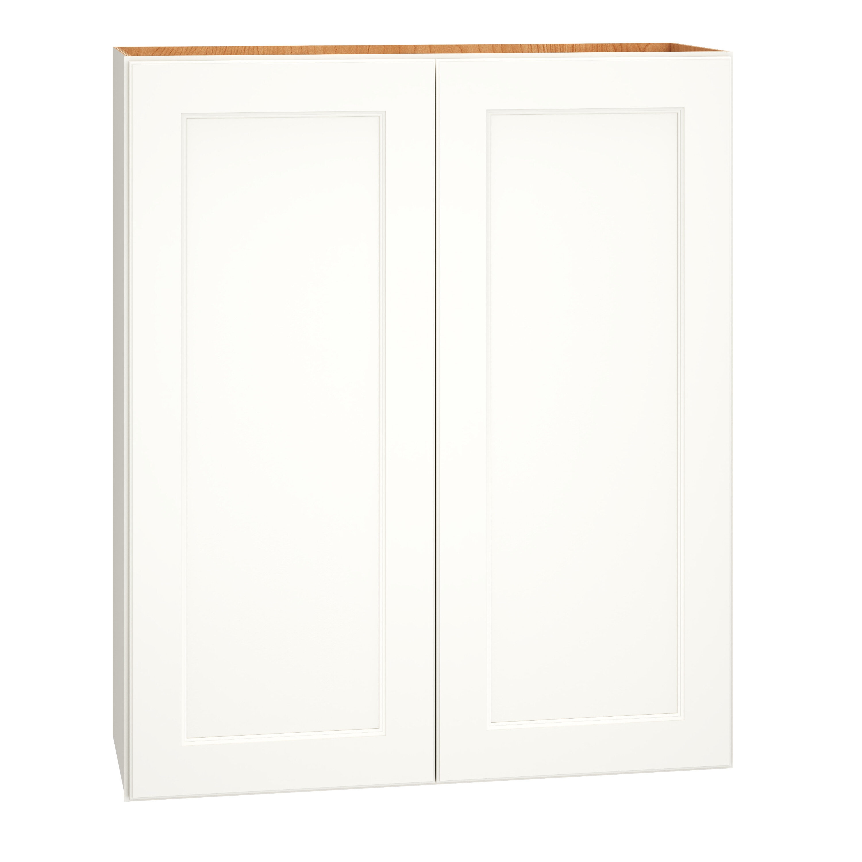 Diamond Express Macaulay 21-in W x 39-in H x 12-in D White Wall Fully Assembled Plywood Cabinet (Recessed Panel Square Door Style)