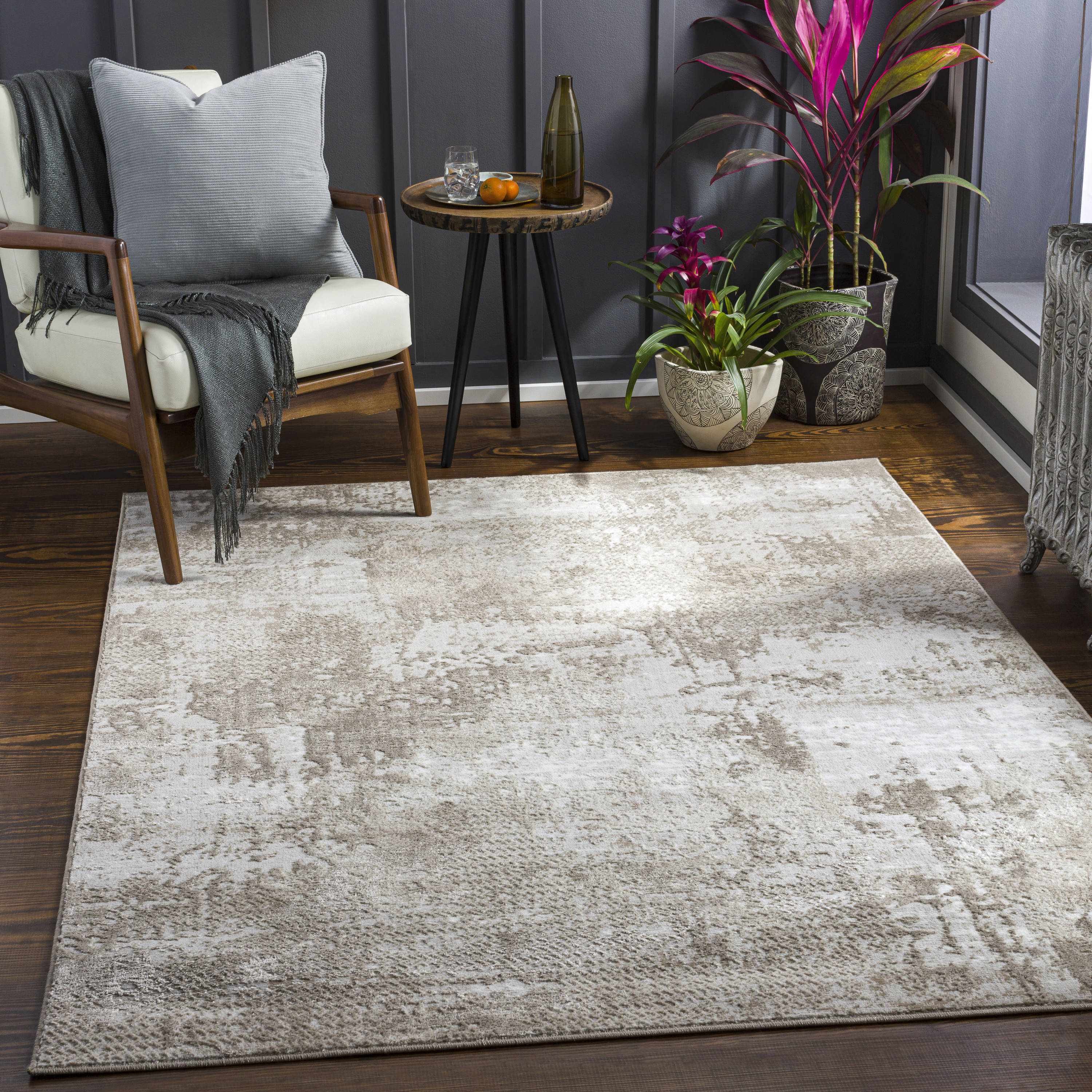 Surya ENF2315-537 Enfield 5 X 7 (ft) Tan Indoor Abstract Area Rug