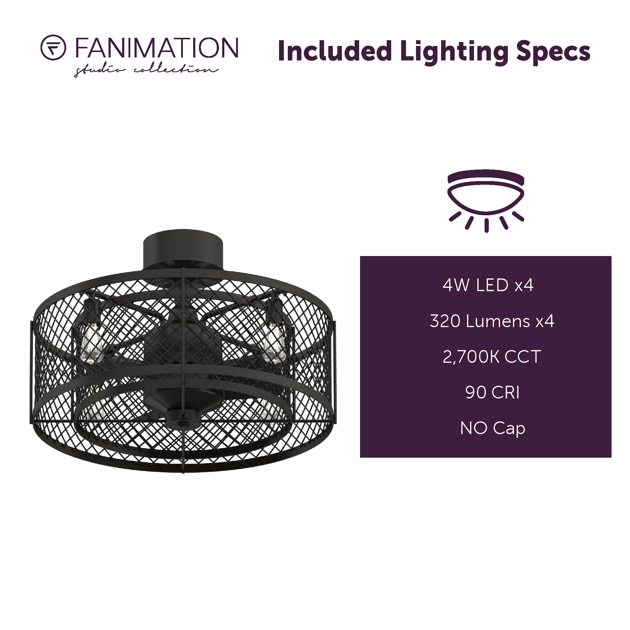 Fanimation Studio Collection LP8350BLAZ Ceiling-Fans - View #10