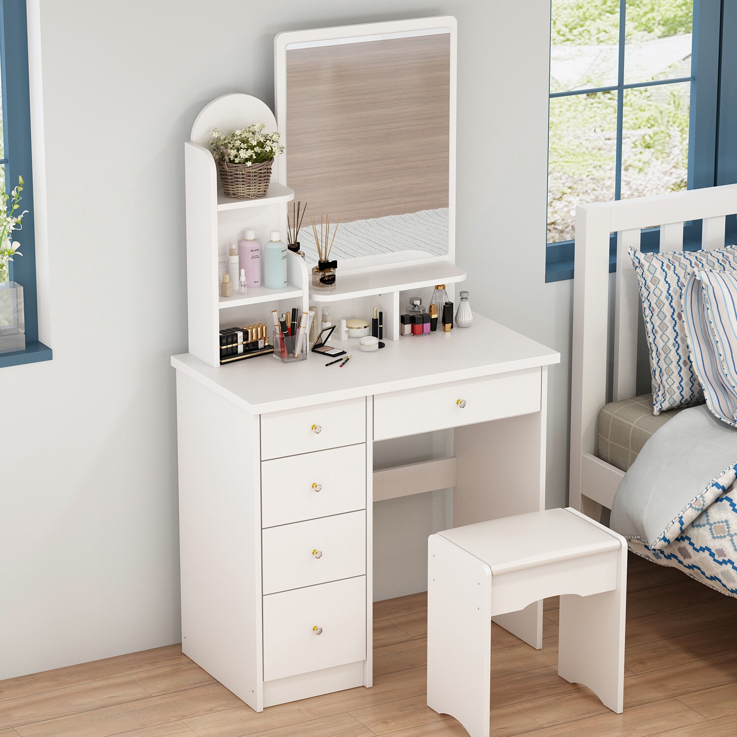 FUFU&GAGA JX0106-01 Bedroom-Vanities - View #3