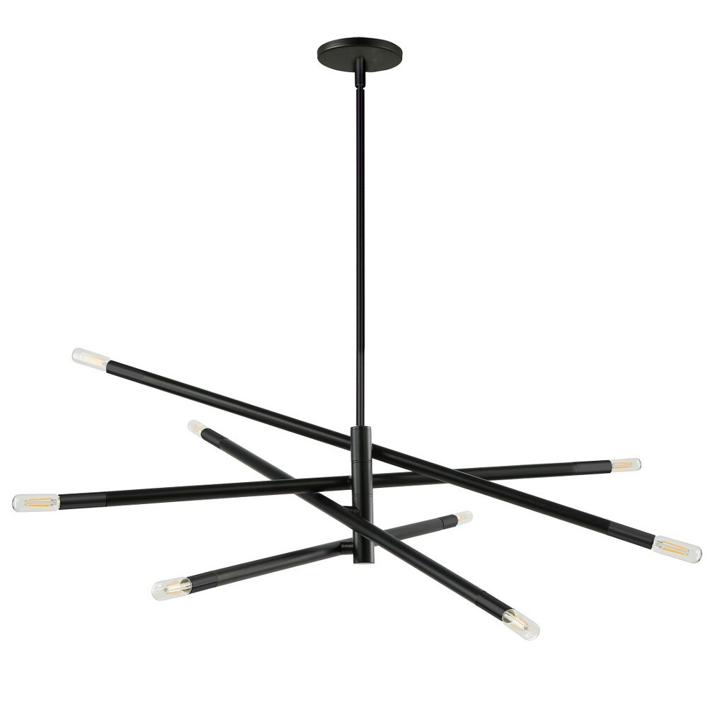 Dainolite Wand 8 Light Oversized Chandelier by  WAN-548P - WAN-548P