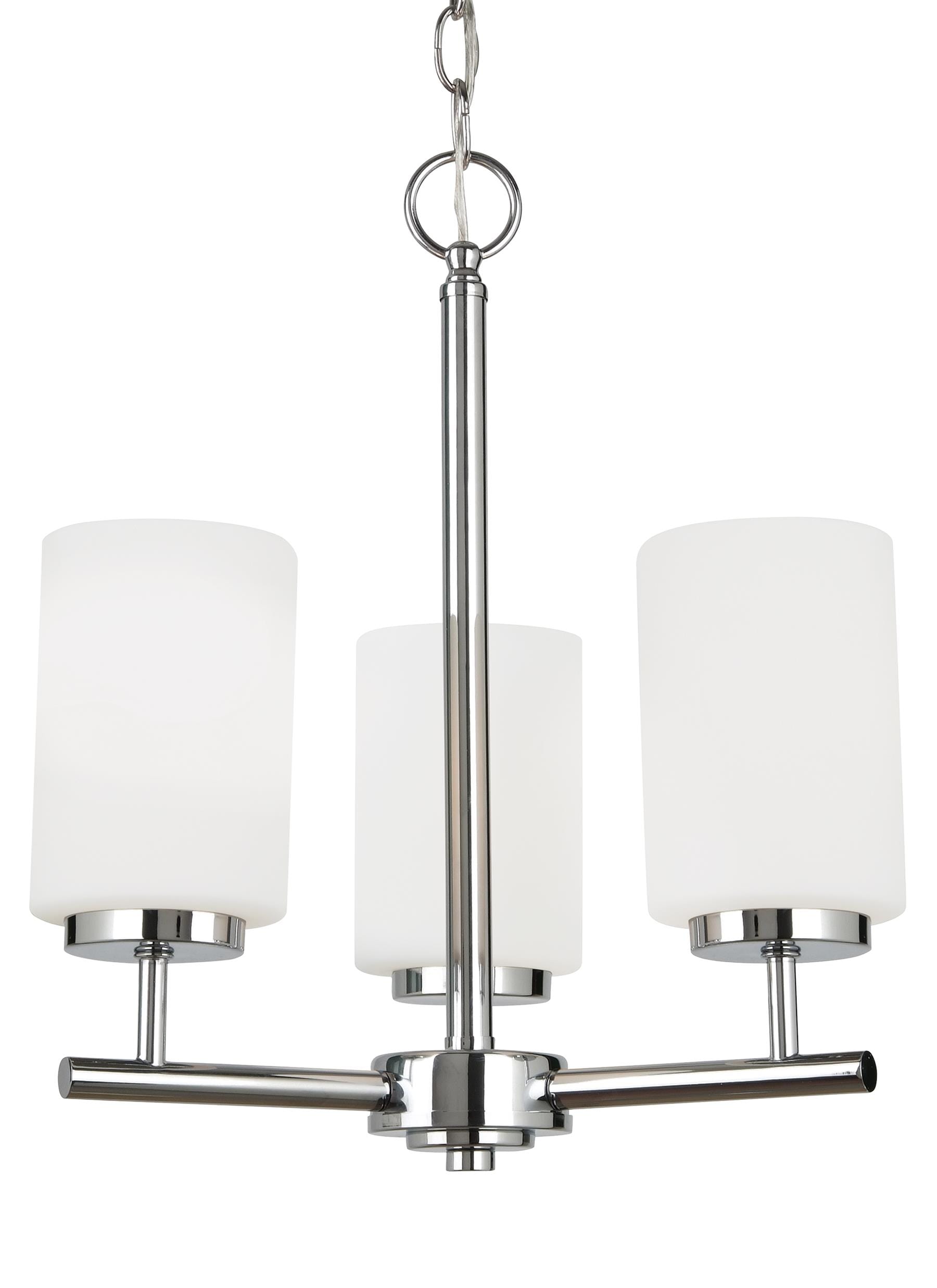 Generation Lighting 31160EN3-05 Oslo 3 -Light Polished Chrome Modern/contemporary For Use in Dining Rooms, Foyers, Kitchens, Chandelier