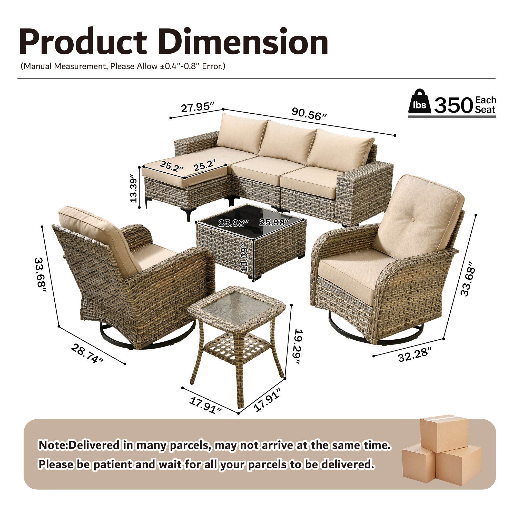 Toject TOVRC-VNC608 Patio-Conversation-Sets - View #2