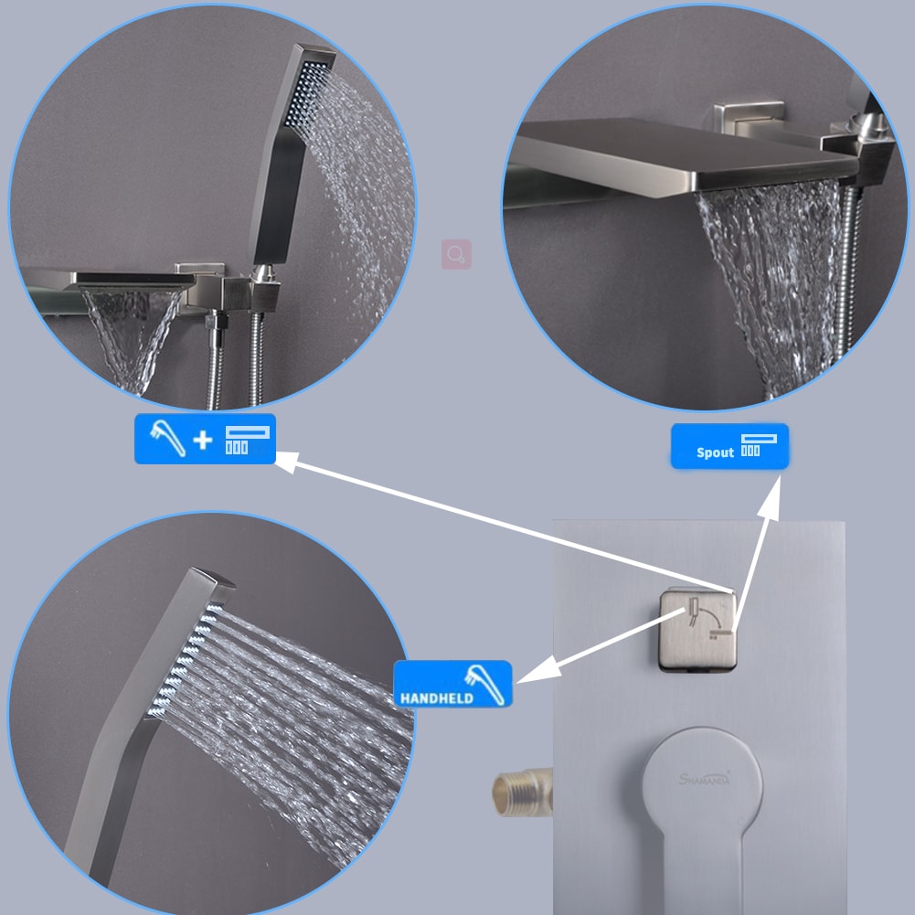 Clihome SMD-88020BN Roman-Tub-Faucets - View #5