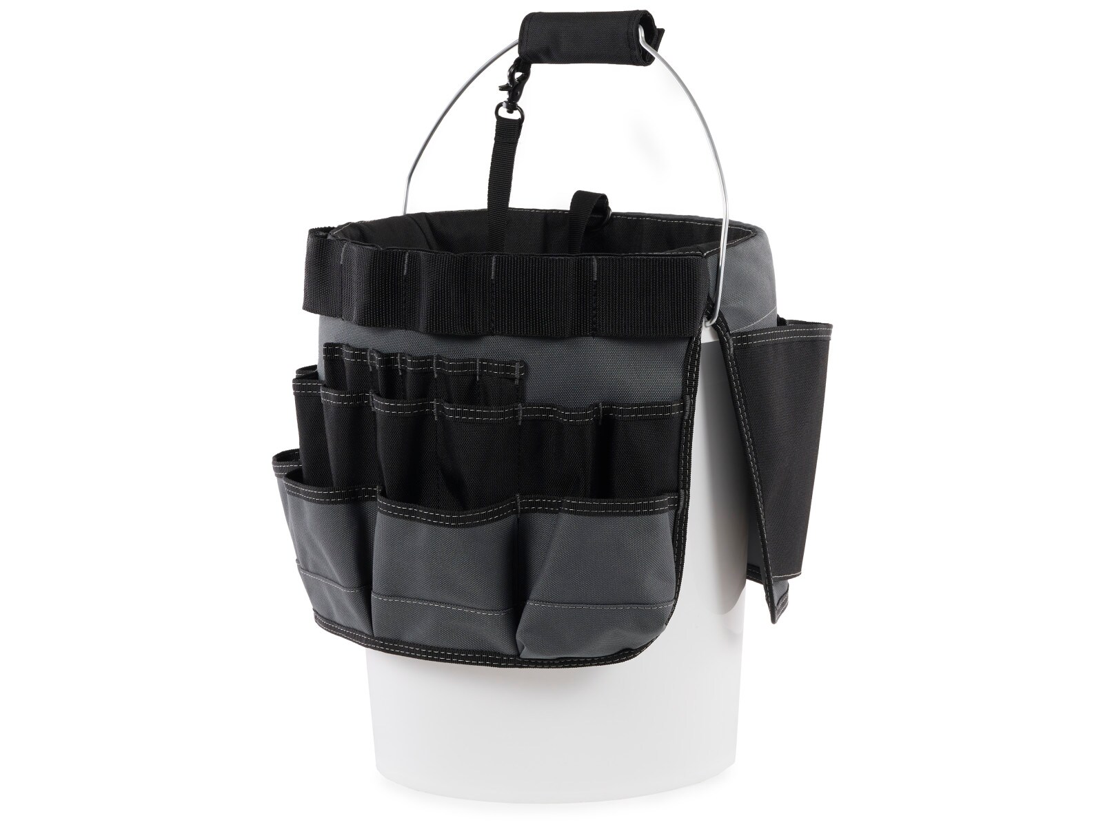 Estwing Gray/Brown Polyester 8.5-in 5-Gallon Bucket Organizer in the Tool  Bags department at