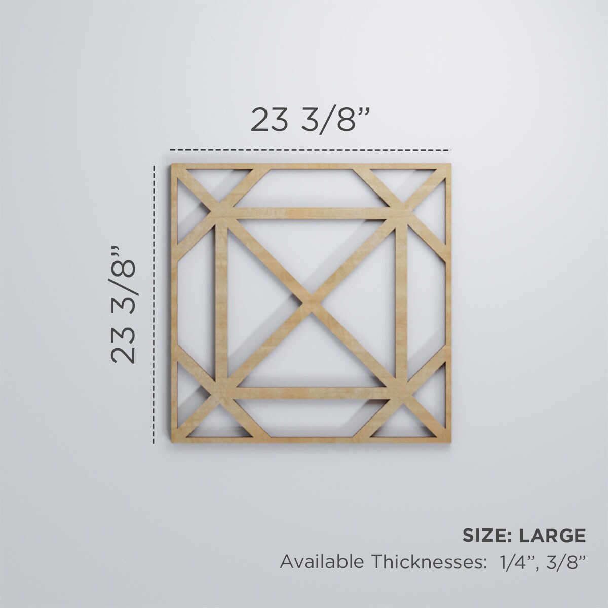 Ekena Millwork WALW24X24X0250BUXMF Wall-Panels - View #3