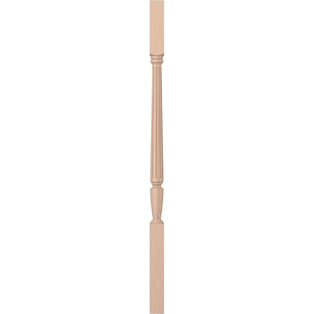 L.J. Smith Stair Systems LJF-2005-M 38 38-in x 1.75-in Unfinished Maple Square Top Stair Baluster