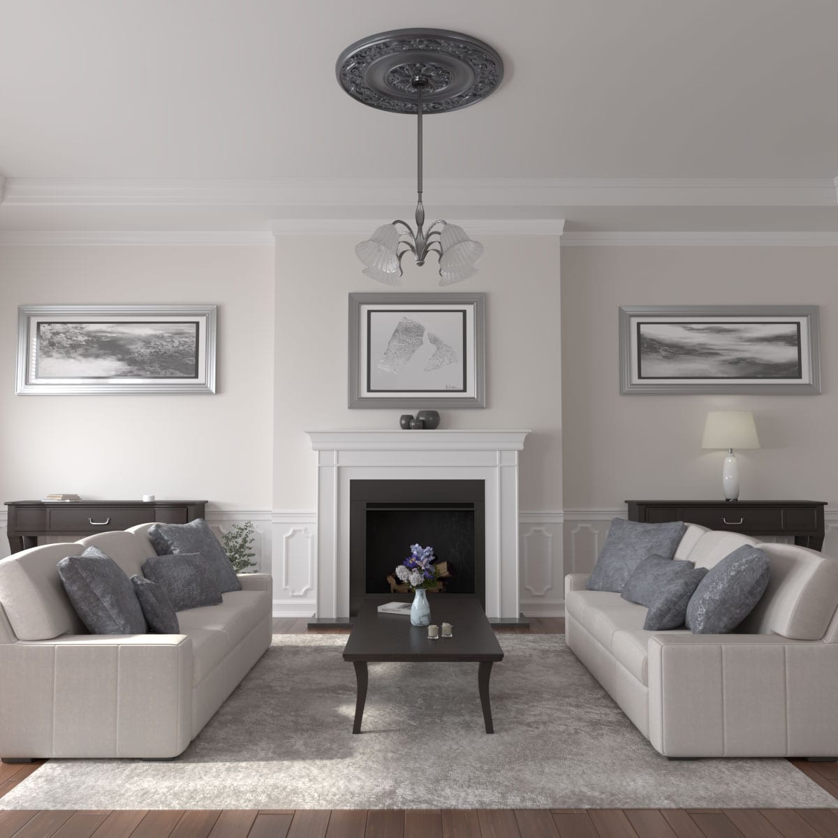 Ekena Millwork CM47MIPES Ceiling-Medallions - View #4
