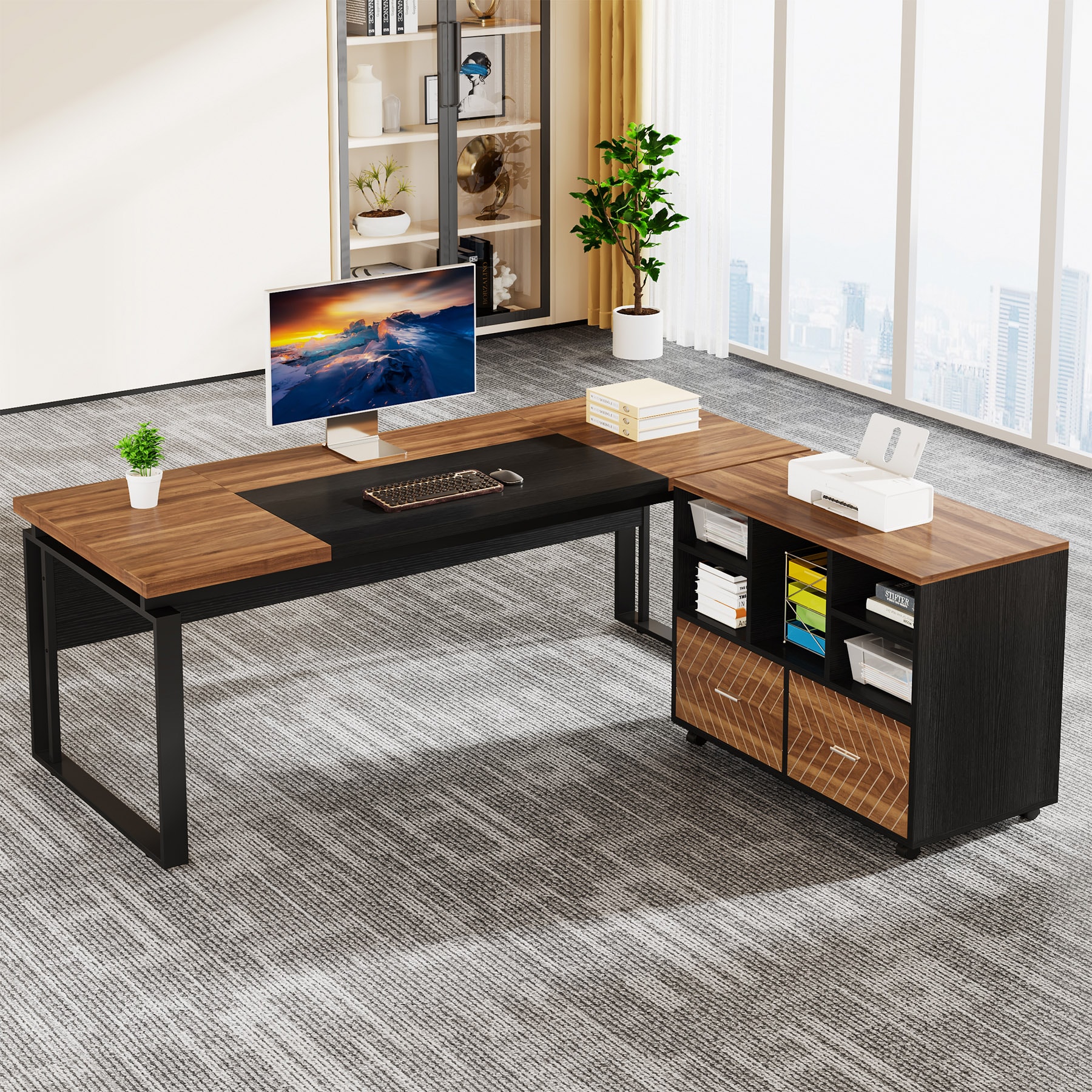 Tribesigns LWFD-F1963 Office-Tables - View #2