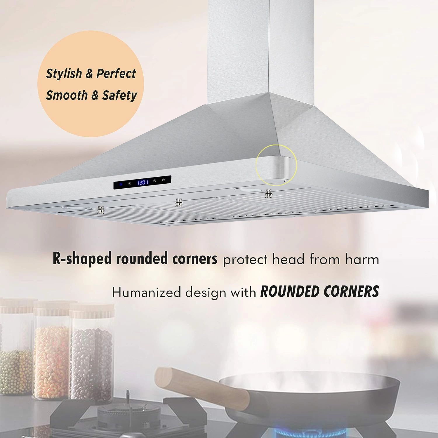 Kahomvis GEHT-QPC2-UC7 Wall-Mounted-Range-Hoods - View #10