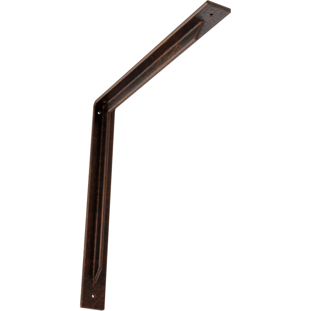 Ekena Millwork BKTM02X18X18STACO Stockport 18-in x 2-in x 18-in Antique copper Steel Mounting bracket