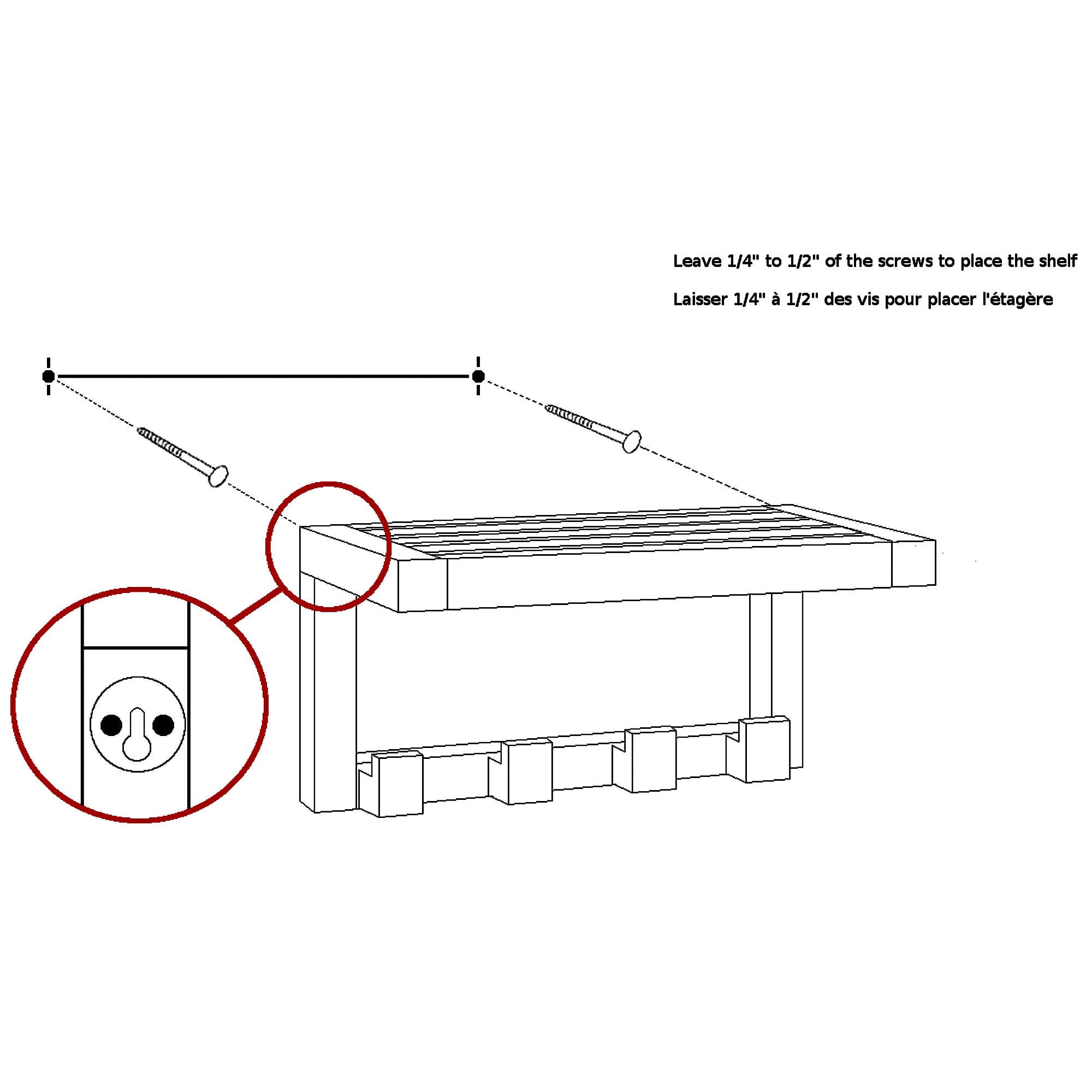 ARB Teak & Specialties ACC543 Bathroom-Shelves - View #4