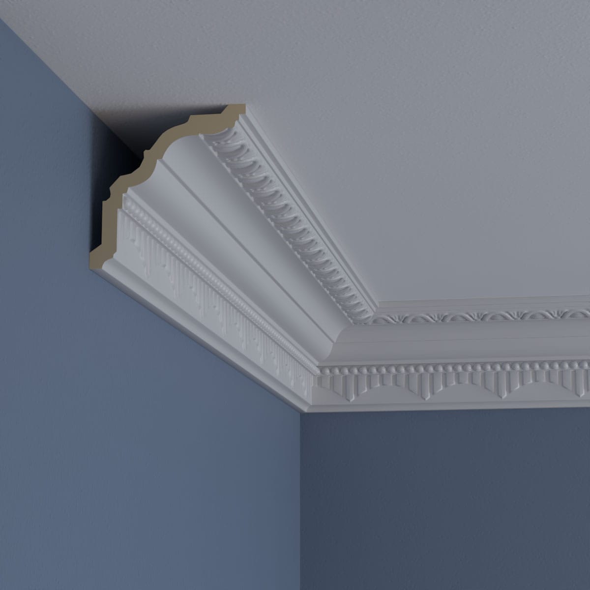 Ekena Millwork MLD04X04X05DI-CASE-8 Crown-Moulding - View #10