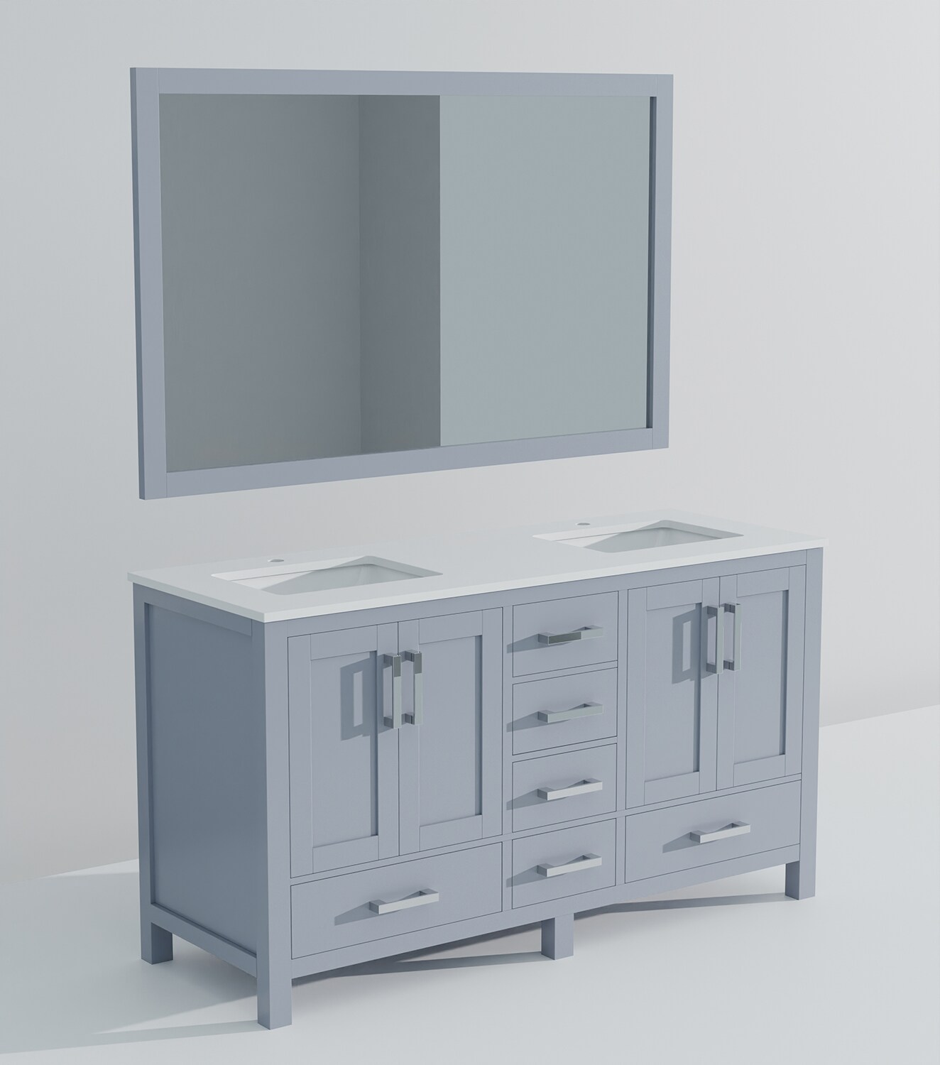 Lexora LJ342260DBWQM58 Bath-Vanity-Combo - View #10