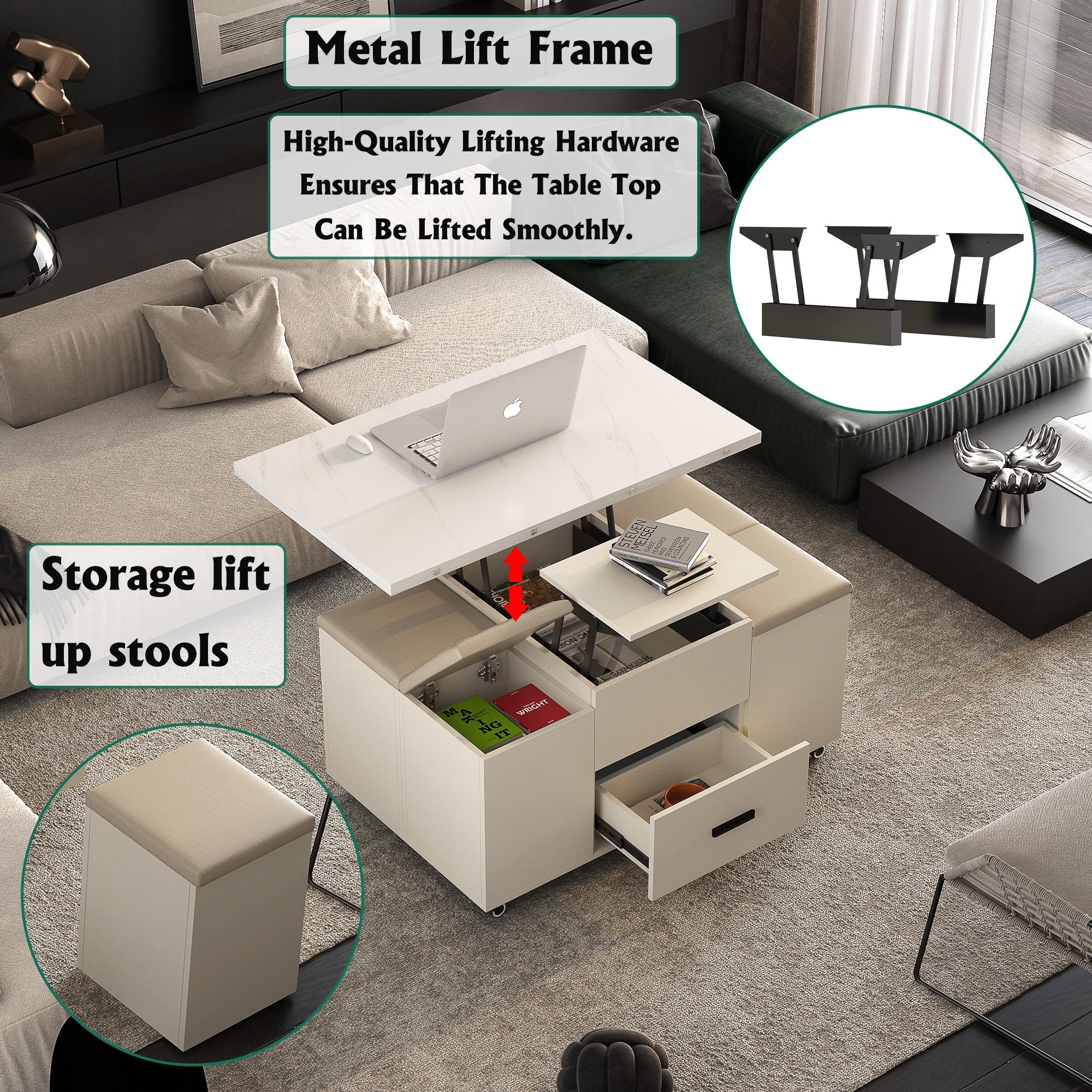GDFStudio 352148 Coffee-Tables - View #3