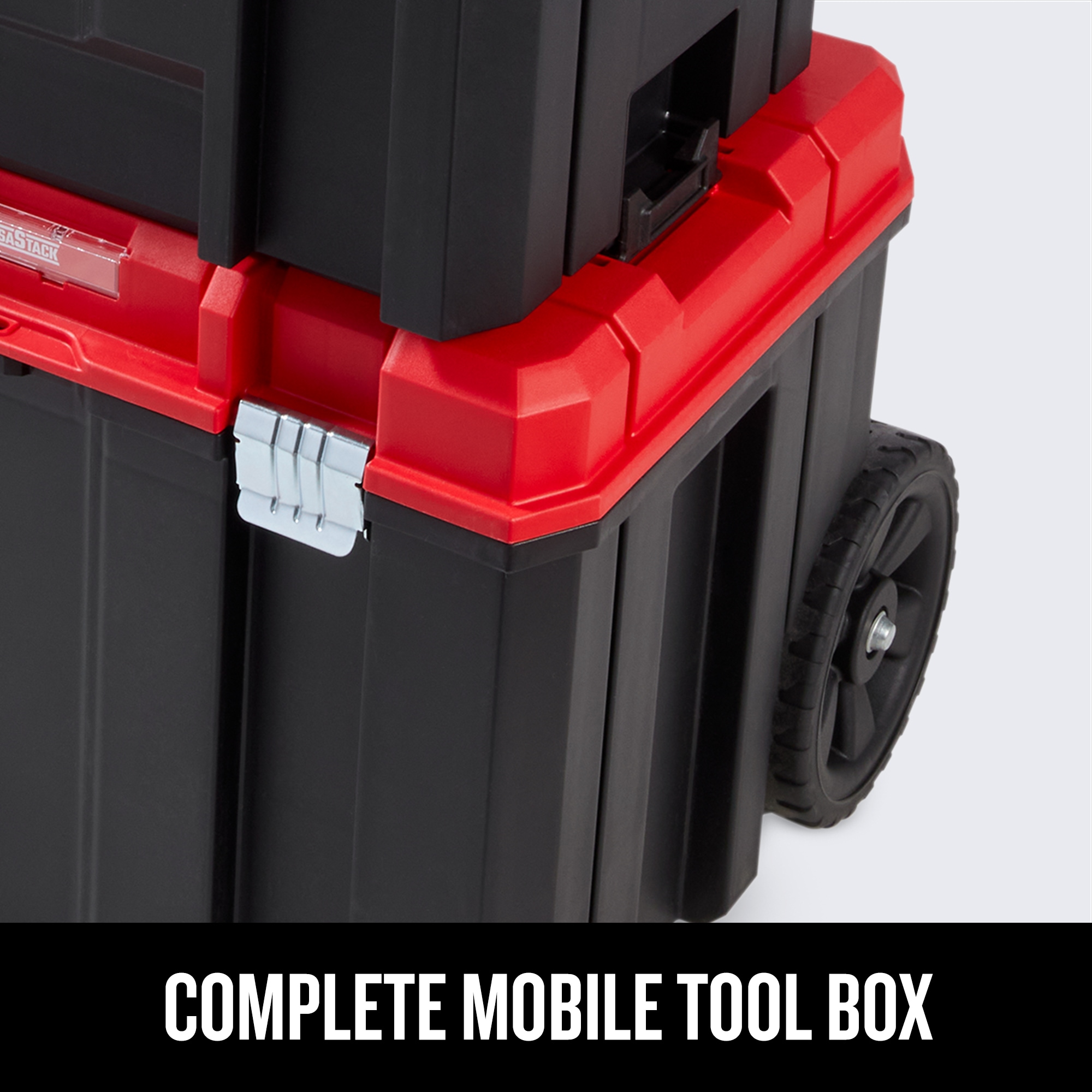 CRAFTSMAN 17.126-in Black Metal Wheels Lockable Tool Box in the Portable  Tool Boxes department at
