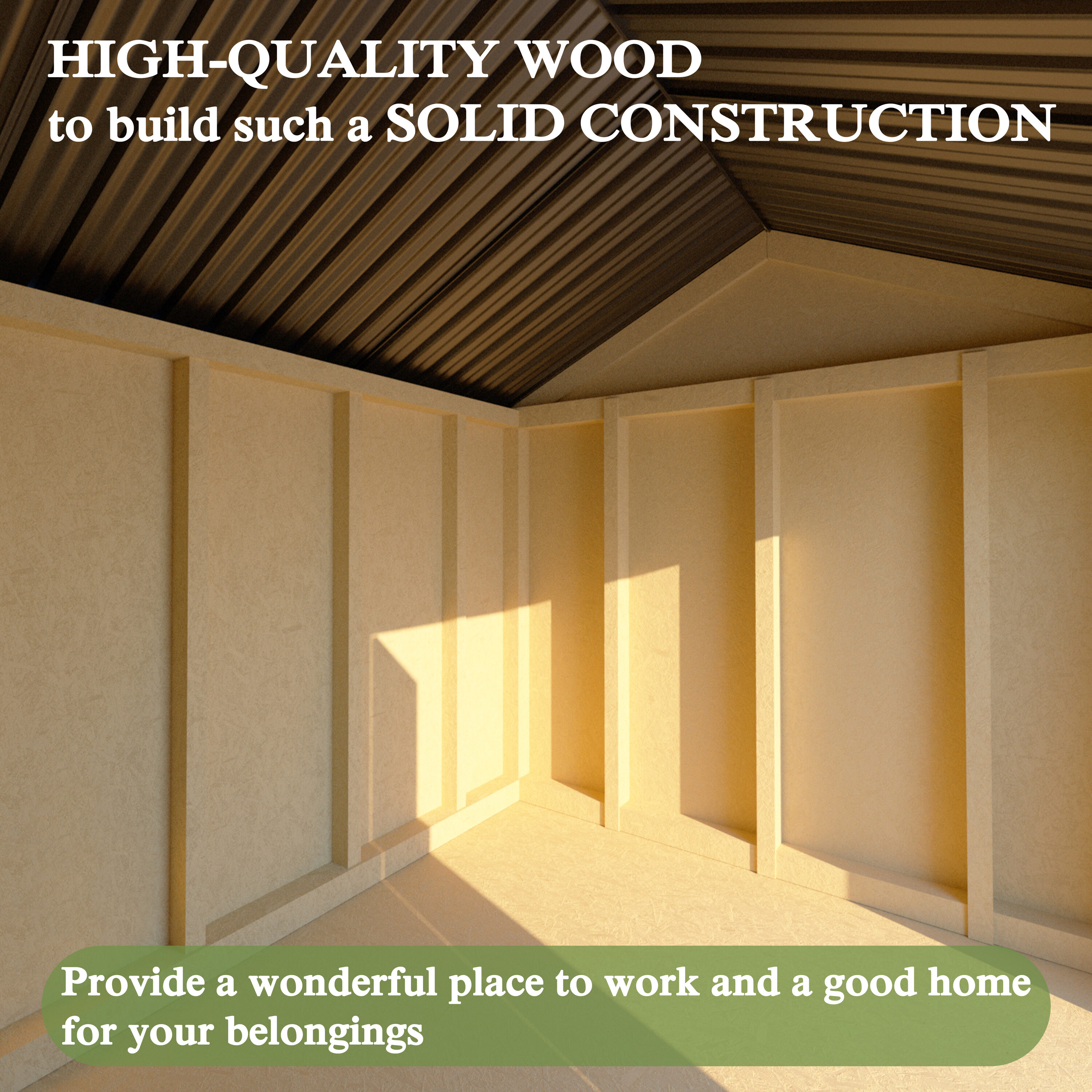 VEIKOUS PG0301-WD-3 Wood-Storage-Buildings - View #12