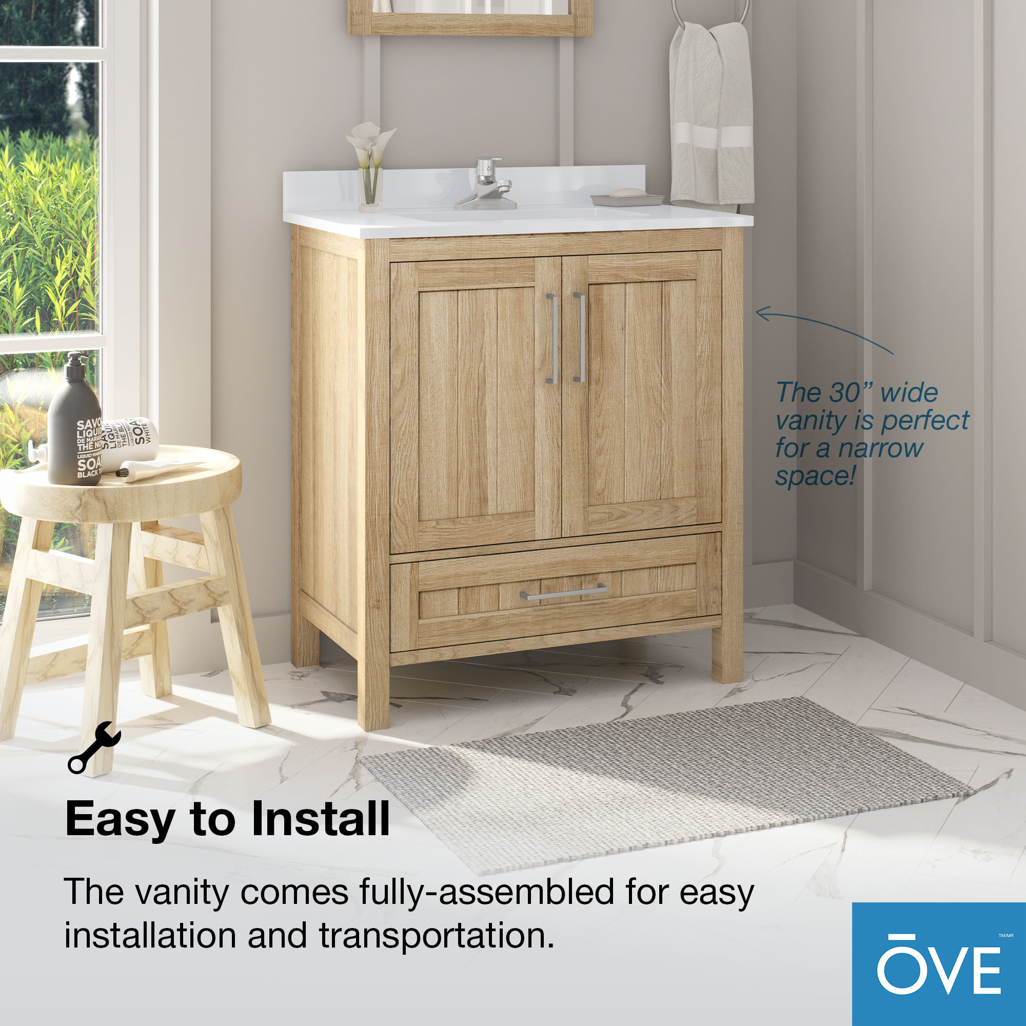 OVE Decors 15VVAR-DARW30-007 Bath-Vanity-Combo - View #15