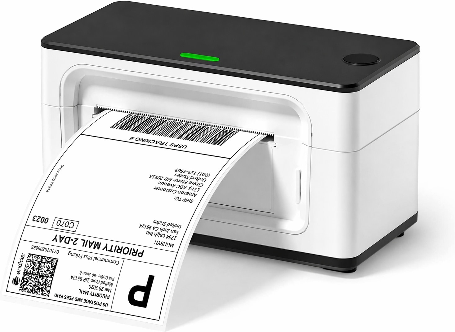 Anqtovp  Shipping Label Printer RealWriter 941 4x6 Thermal Label Printer for Shipment of Packages Home Shipping Small Business Compatible with