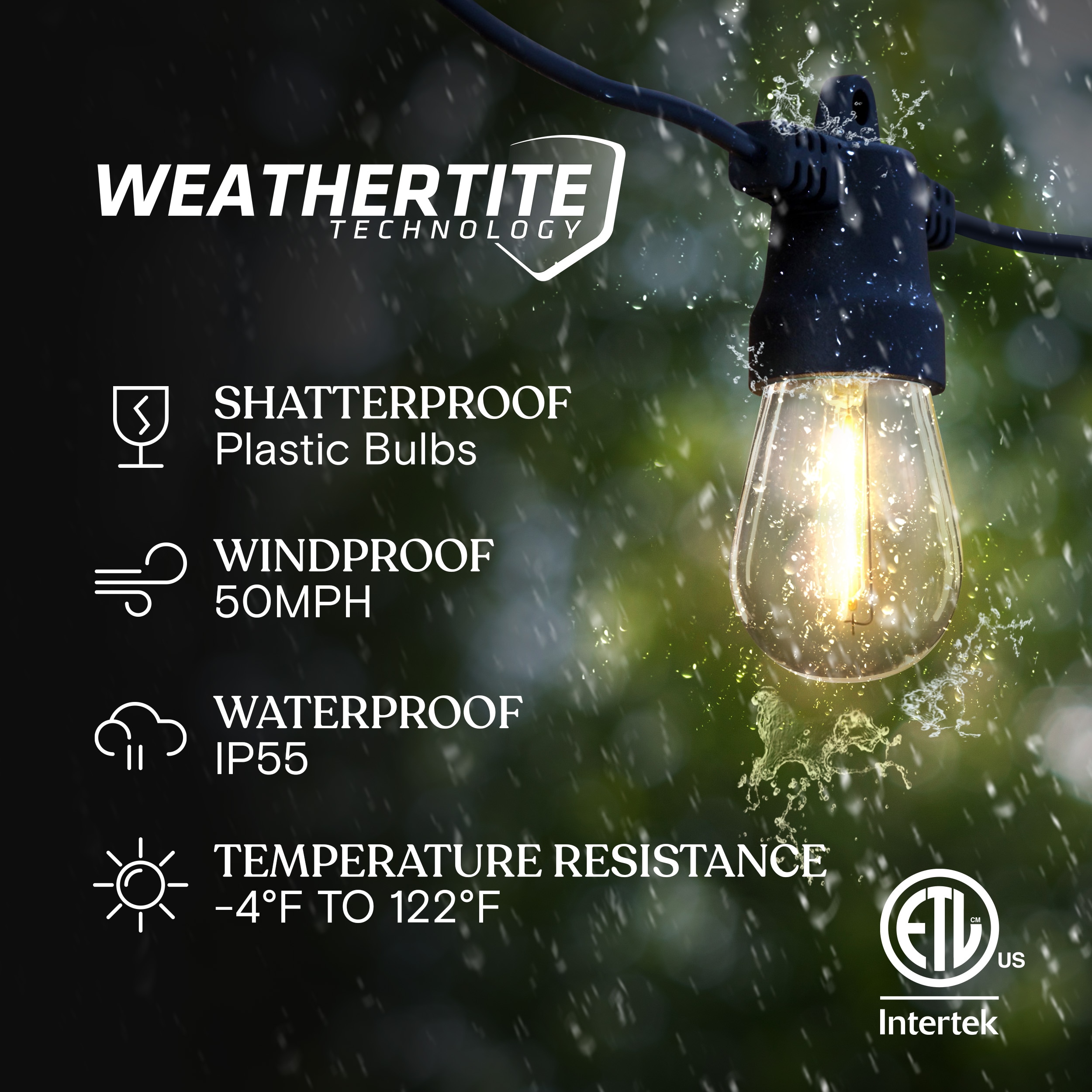 Brightech AMB-USB-WW Patio-String-Lights - View #3