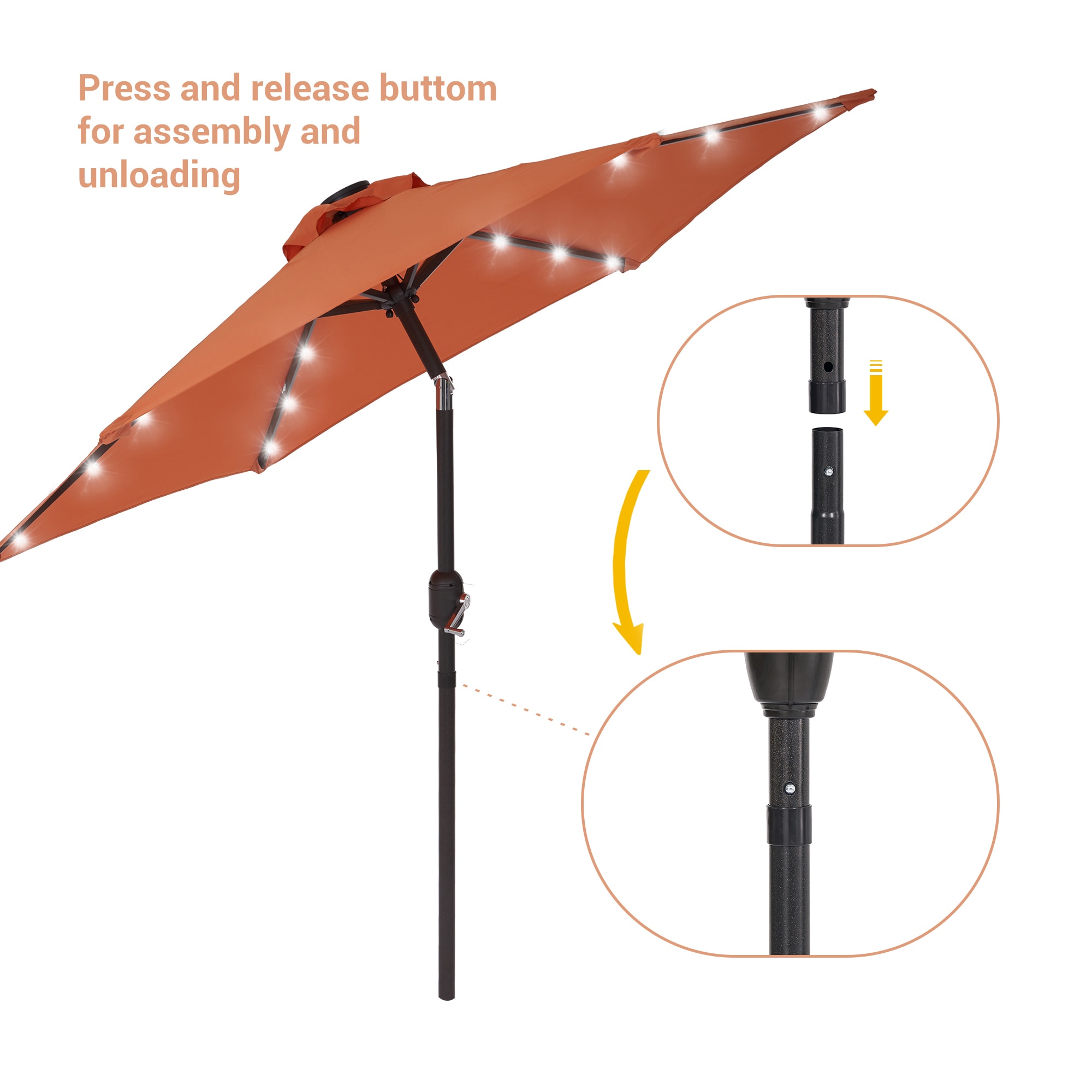 ACEGOSES LW-LED75OY Umbrellas-2 - View #4