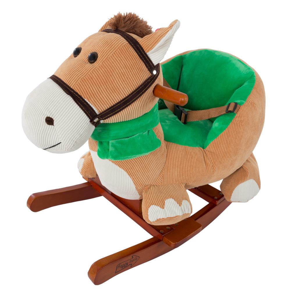 2-In-1 Rocking Horse Ride on Climbing Toy Seat Belt Safety Toddler 