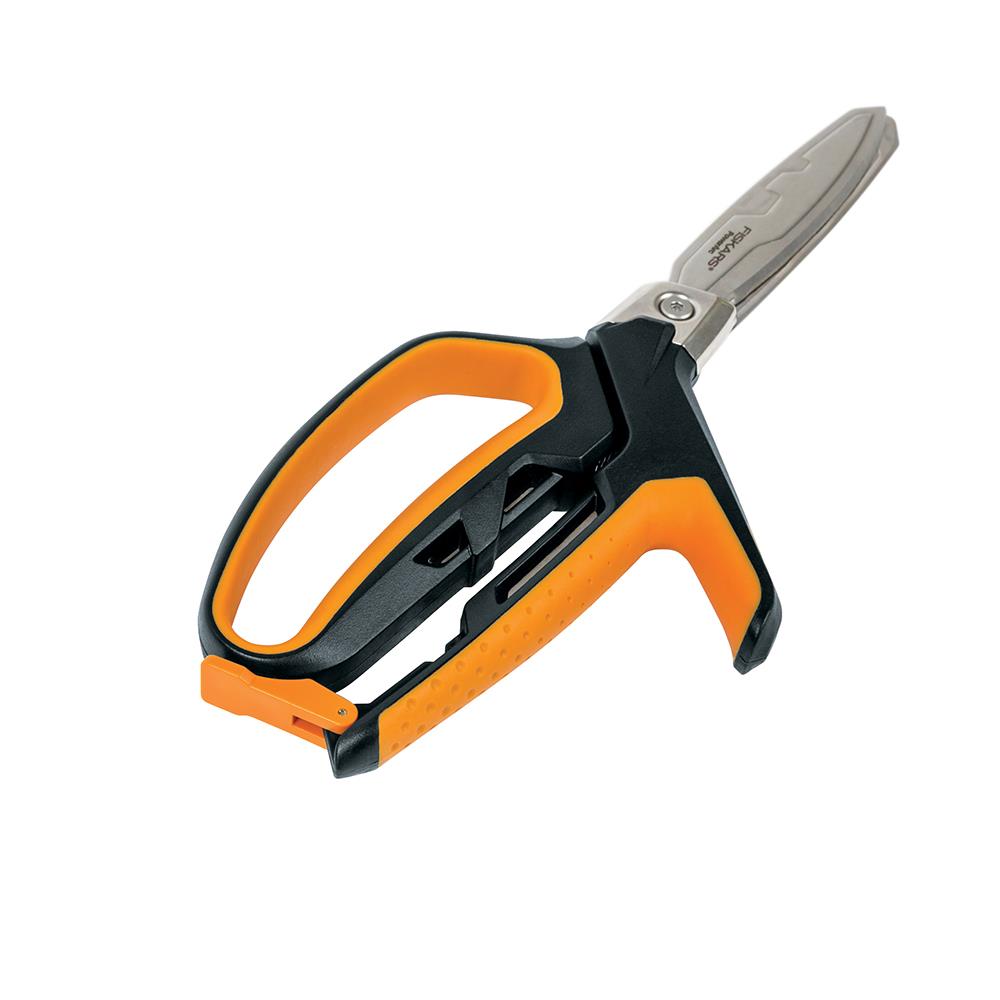Fiskars Premier Contoured Home Office Scissors - 3.50 Cutting Length - 8  Overall Length - Straight - Stainless Steel - Pointed Tip - Stainless Steel