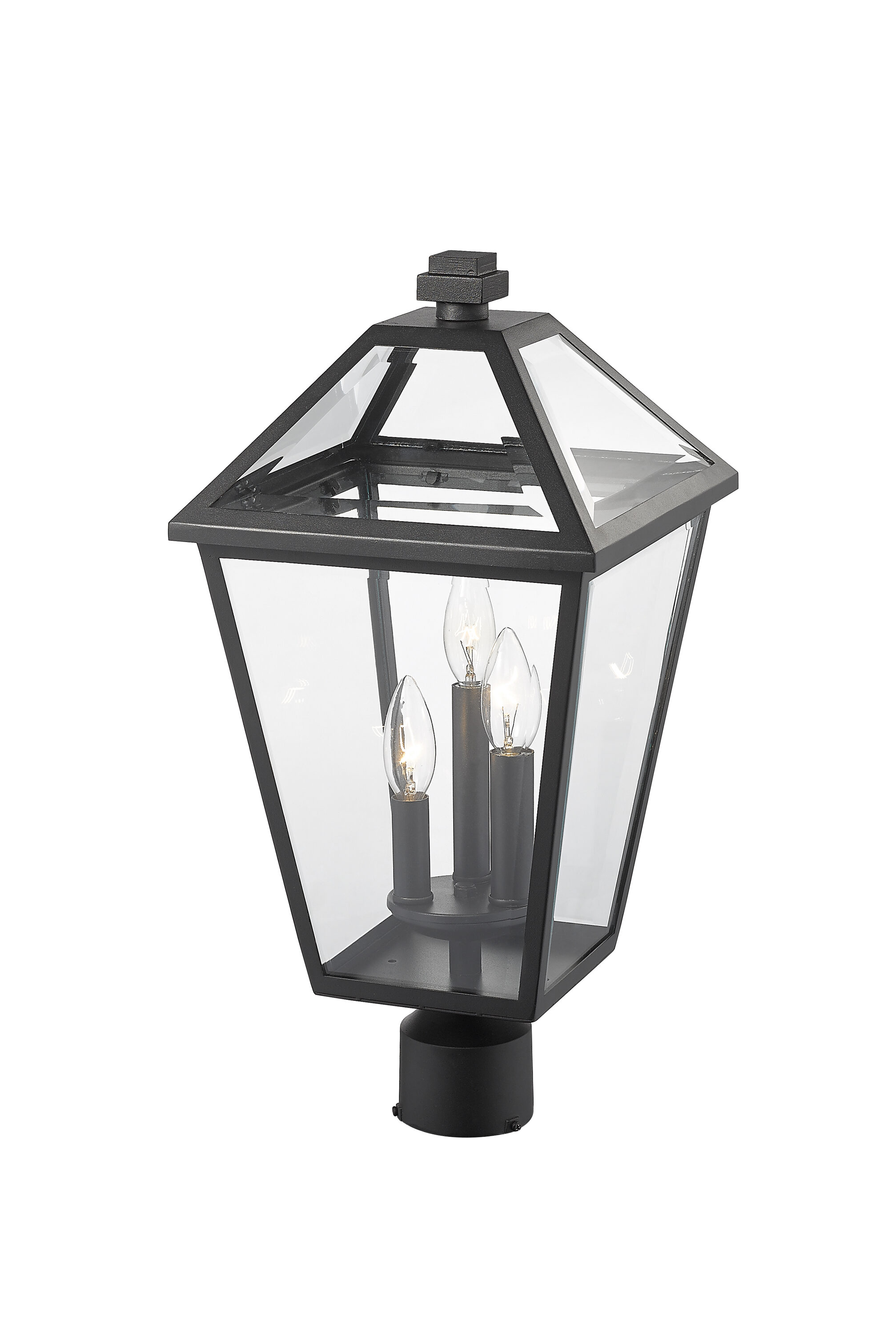 Z-Lite 579PHBR-BK Post-Lights - View #2