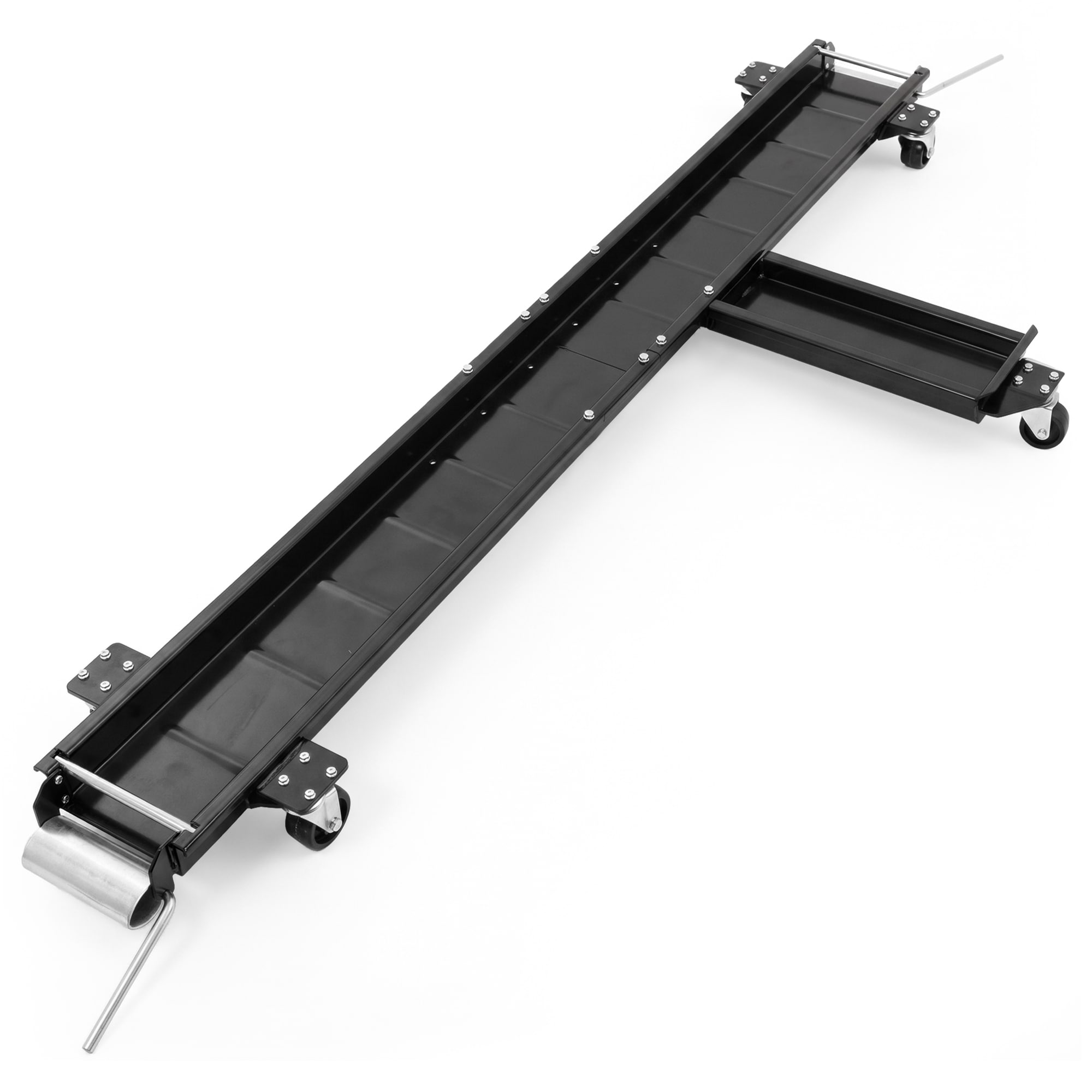Black Widow  Heavy Duty Motorcycle Dolly and Cruiser Garage Storage Ramp Black