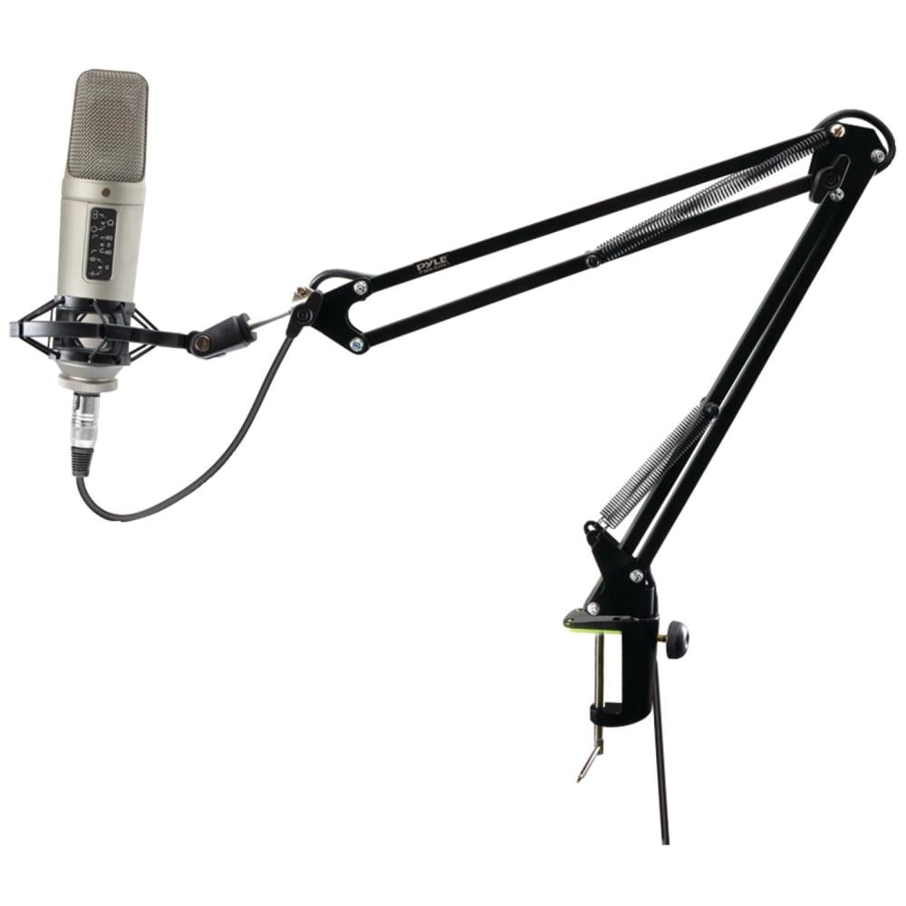 Universal Table Clamp Boom Shock Microphone Mount | - Pyle Pro PMKSH01