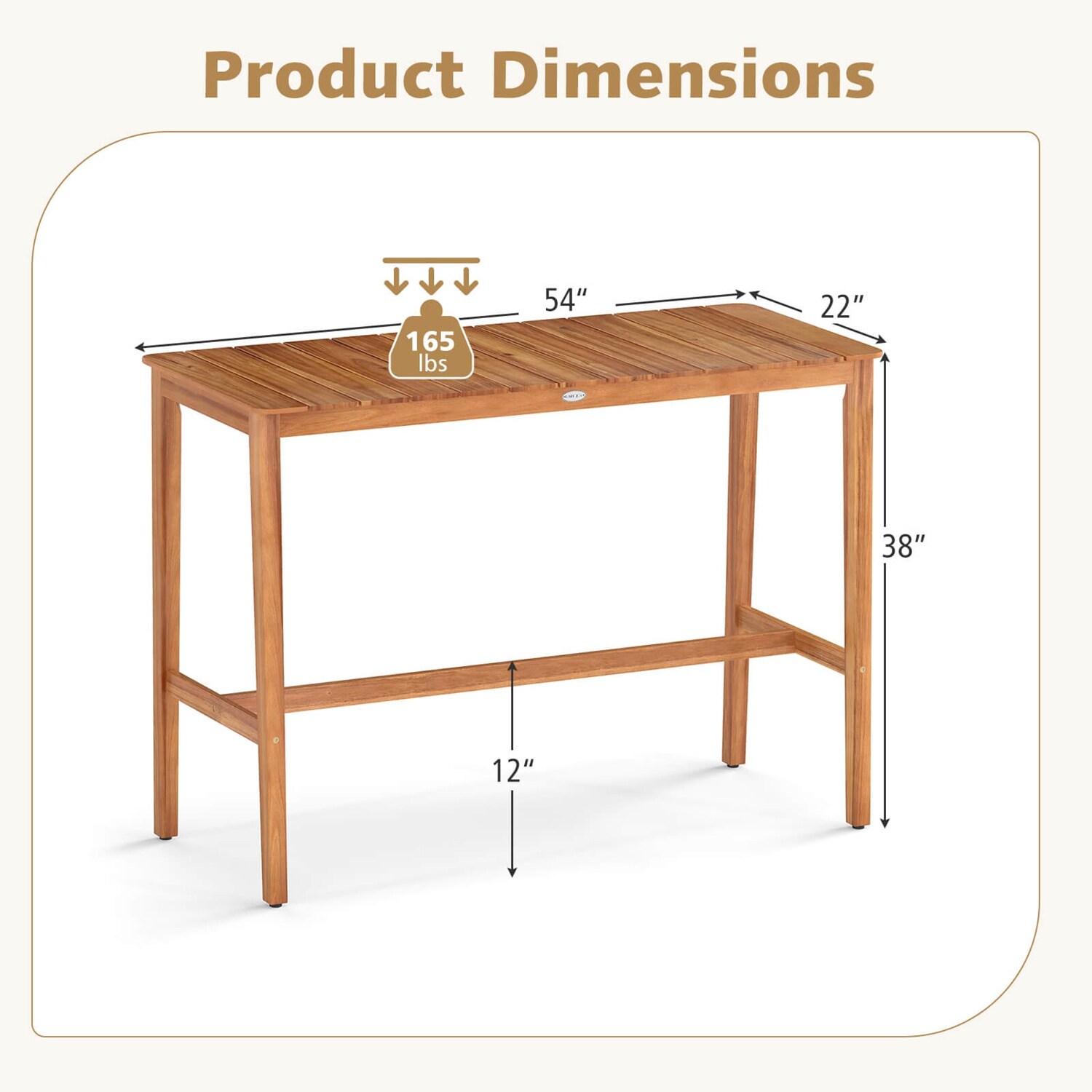 Costway HCST07175 Dining-Tables - View #3