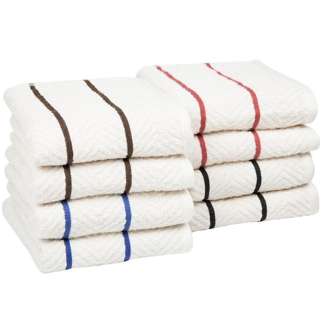 KitchenAid 8-Pack Cotton Solid Any Occasion Kitchen Towel Set in the Kitchen  Towels department at