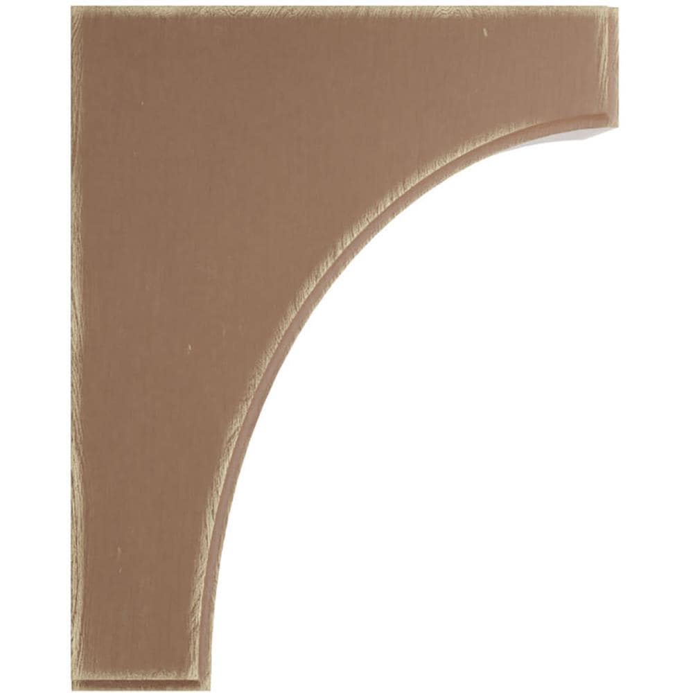 Ekena Millwork BKTWD04X08X10CVBR Exterior-Brackets-Braces - View #3