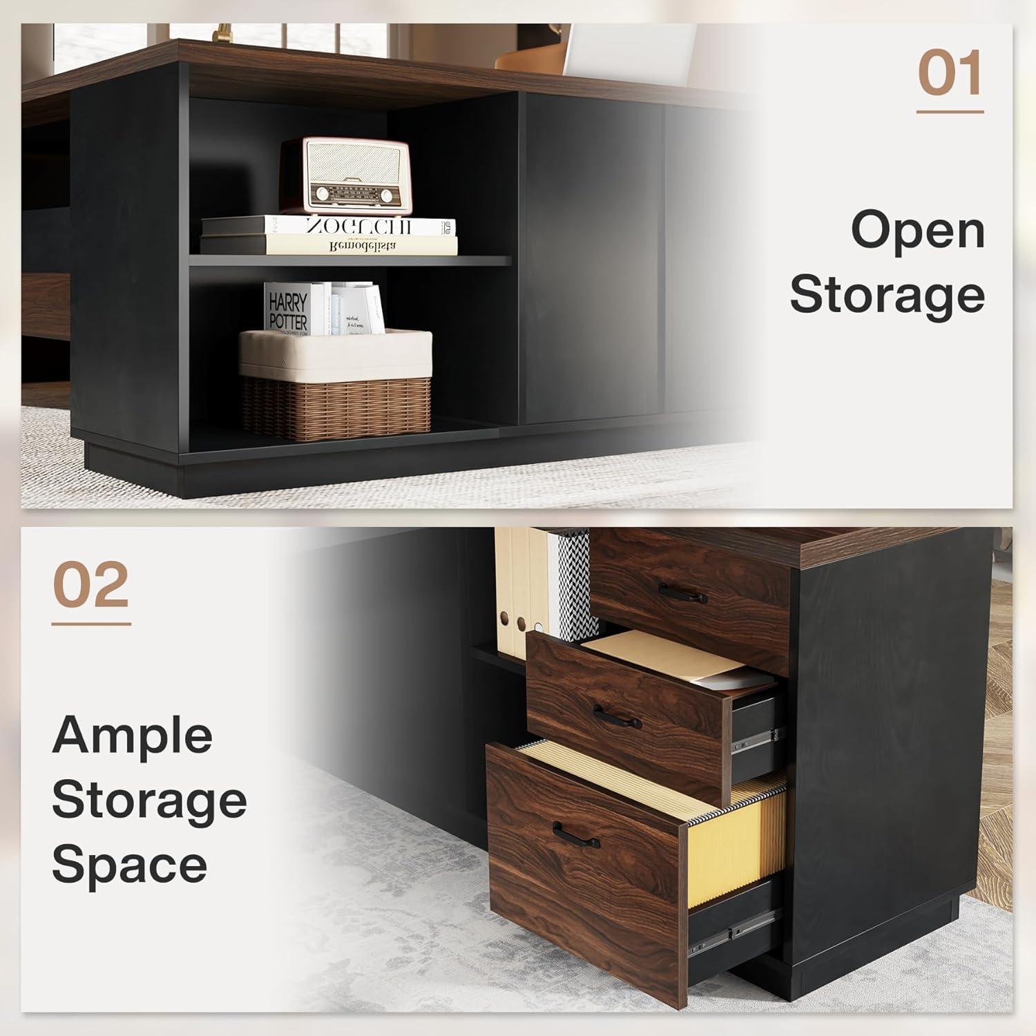 Tribesigns LWFD-HL0204 Office-Tables - View #4