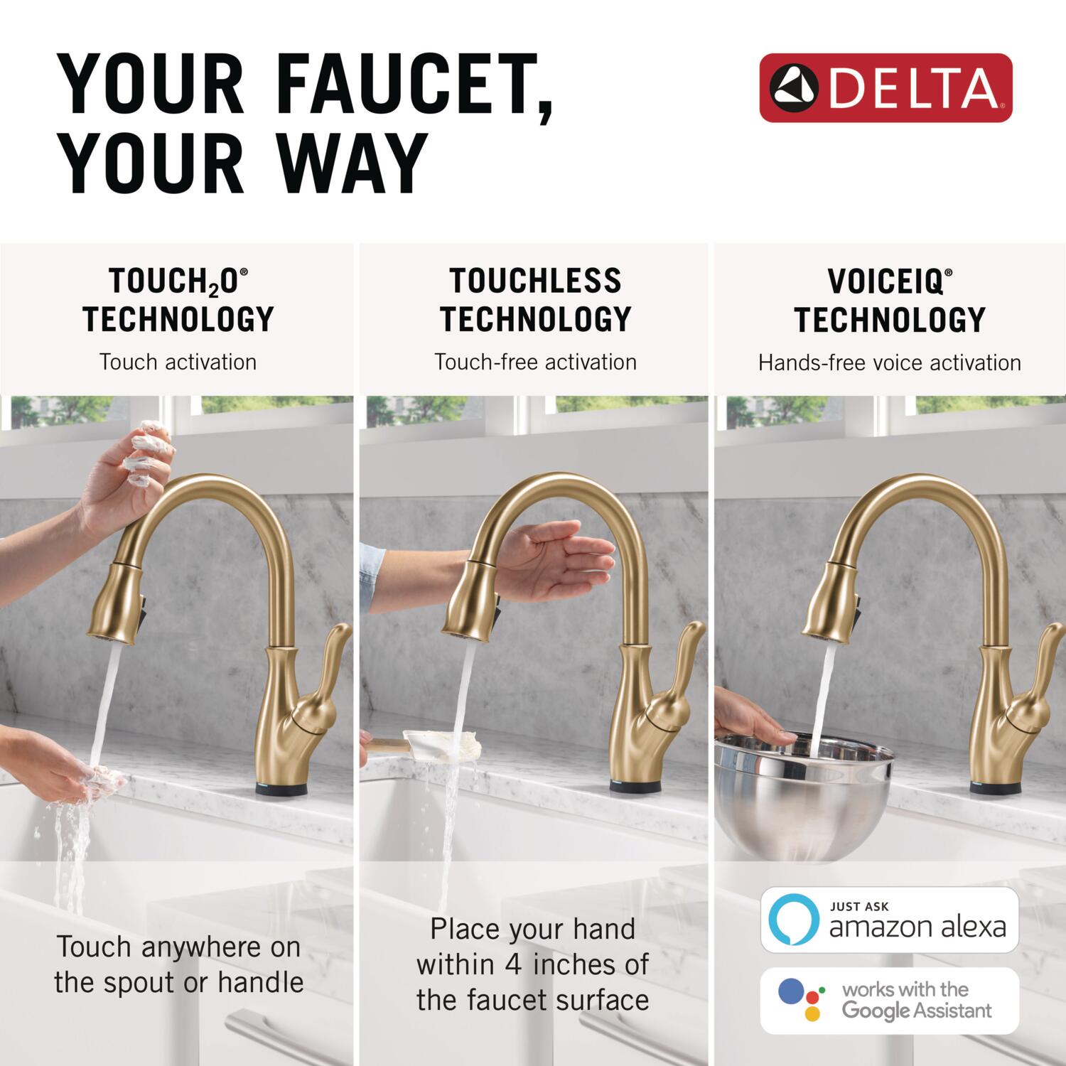 Delta 9178TLV-CZ-DST Kitchen-Faucets - View #2