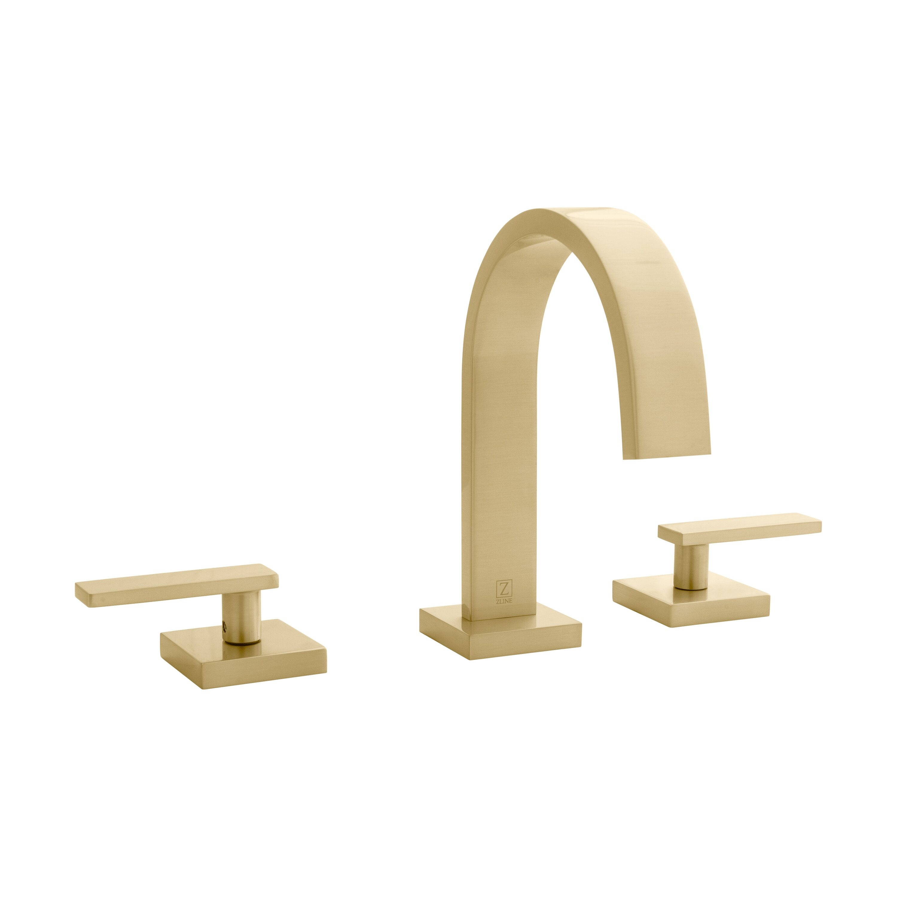 ZLINE KITCHEN & BATH BLS-BF-CB Champagne Bronze Widespread 2-handle Low-arc Residential Handle Bathroom Sink Faucet
