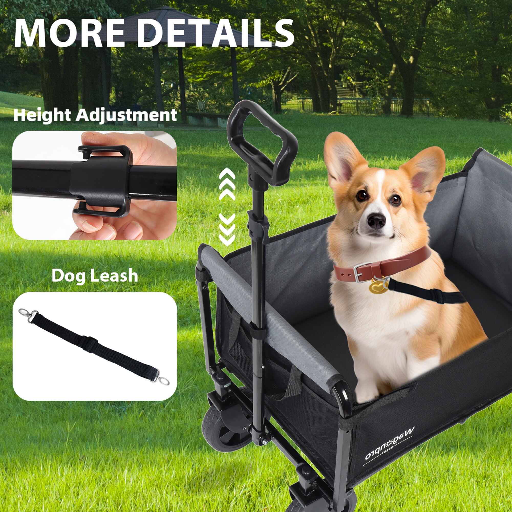 SINOFURN SYF570034BK Yard-Carts - View #5