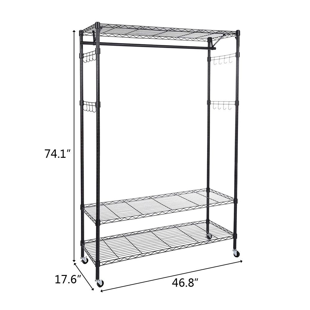 Huluwat RY-02H5QNE6 Garment-Racks - View #5