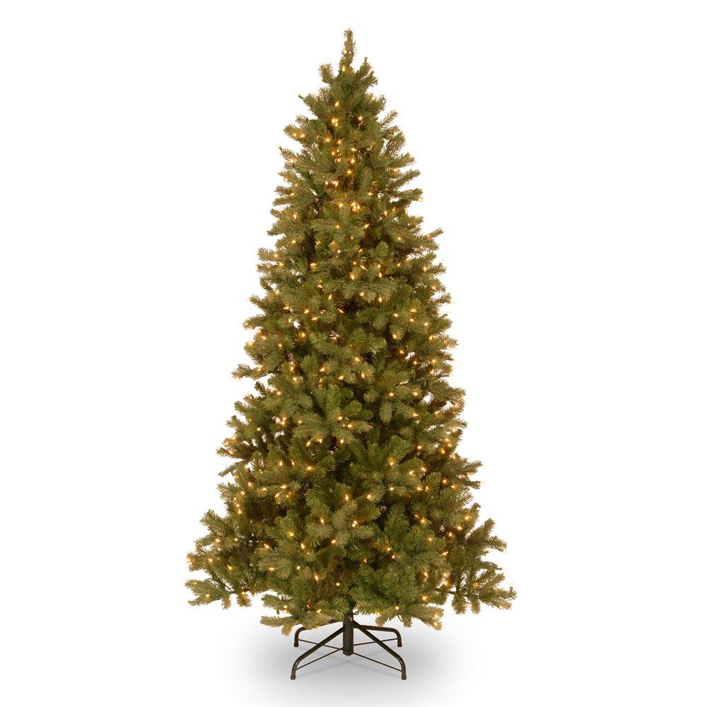National Tree Company 7.5-ft Douglas Fir Pre-lit Artificial Christmas ...