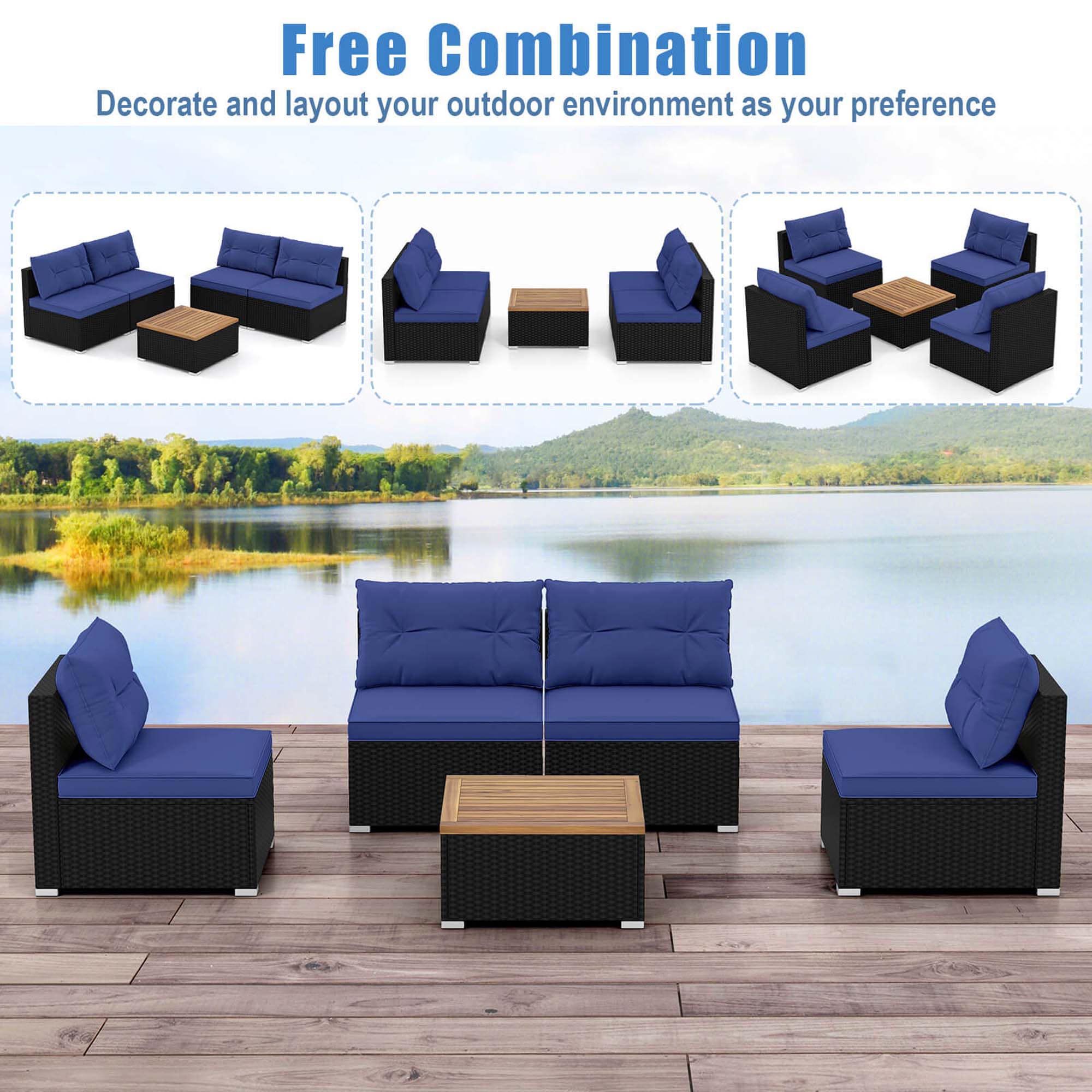 Costway HCST04942 Patio-Conversation-Sets - View #3