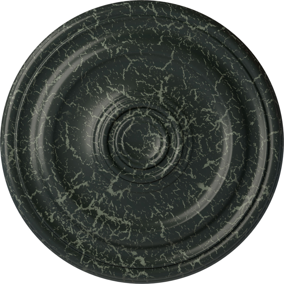 Ekena Millwork CM15DEPTC Devon 15.75-in W x 15.75-in L Painted Turtle Crackle Polyurethane Whole Ceiling Medallion