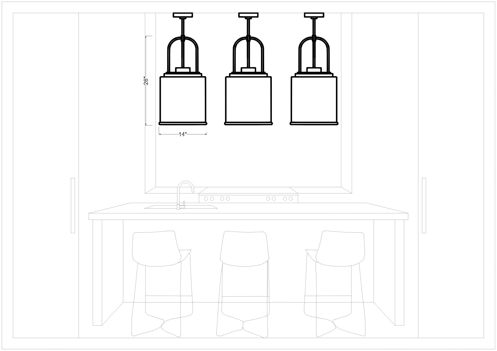 Generation Lighting GLP1051MBK Pendant-Lights - View #6